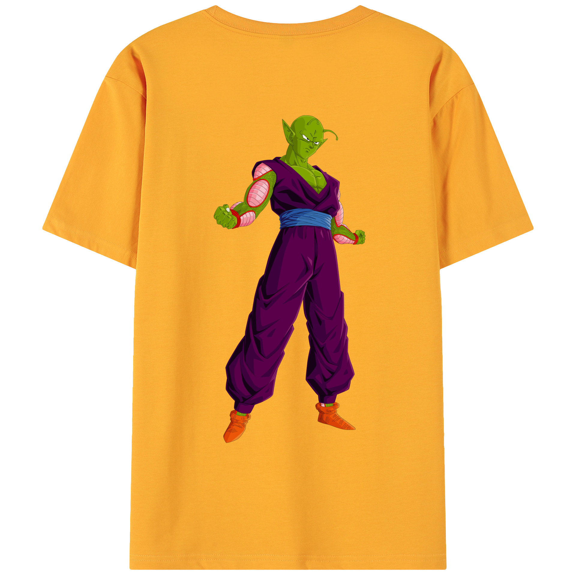 （画像用） ドラゴンボール ピッコロ DRAGON BALL Piccolo 綿100％ メンズ半袖Tシャツ（バックプリント） 通気性