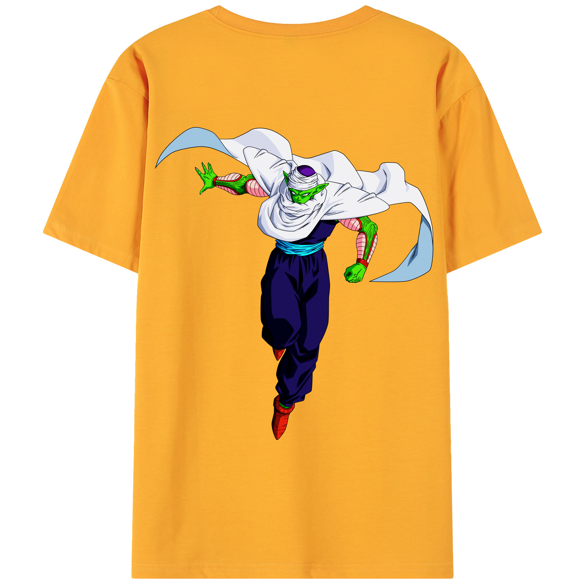 （画像用） ドラゴンボール ピッコロ DRAGON BALL Piccolo 綿100％ メンズ半袖Tシャツ（バックプリント） 通気性