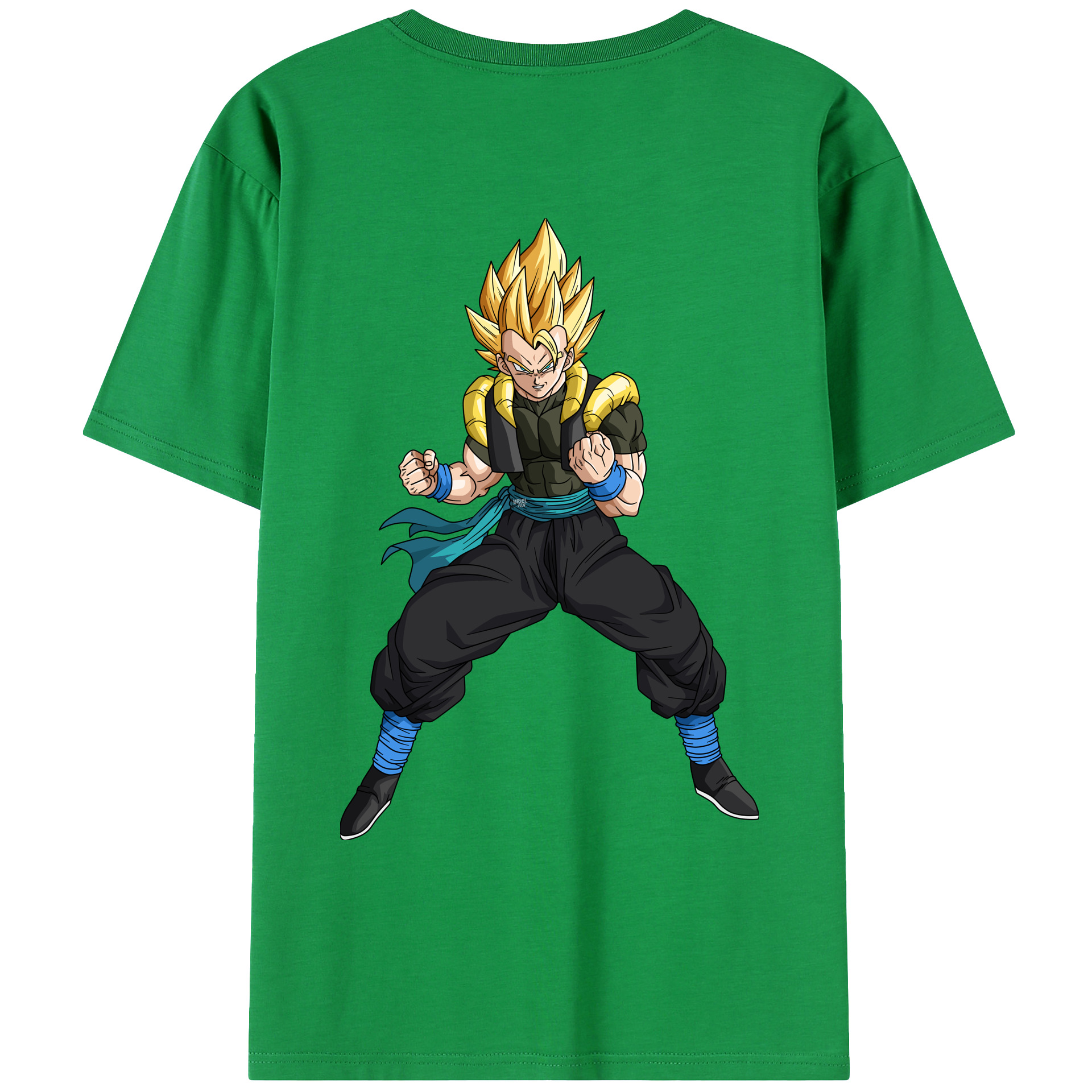 （画像用） ドラゴンボール ベジータ四世（Bejīta Yonsei）DRAGON BALL Vegeta IV 綿100％ メンズ半袖Tシャツ（バックプリント） 通気性