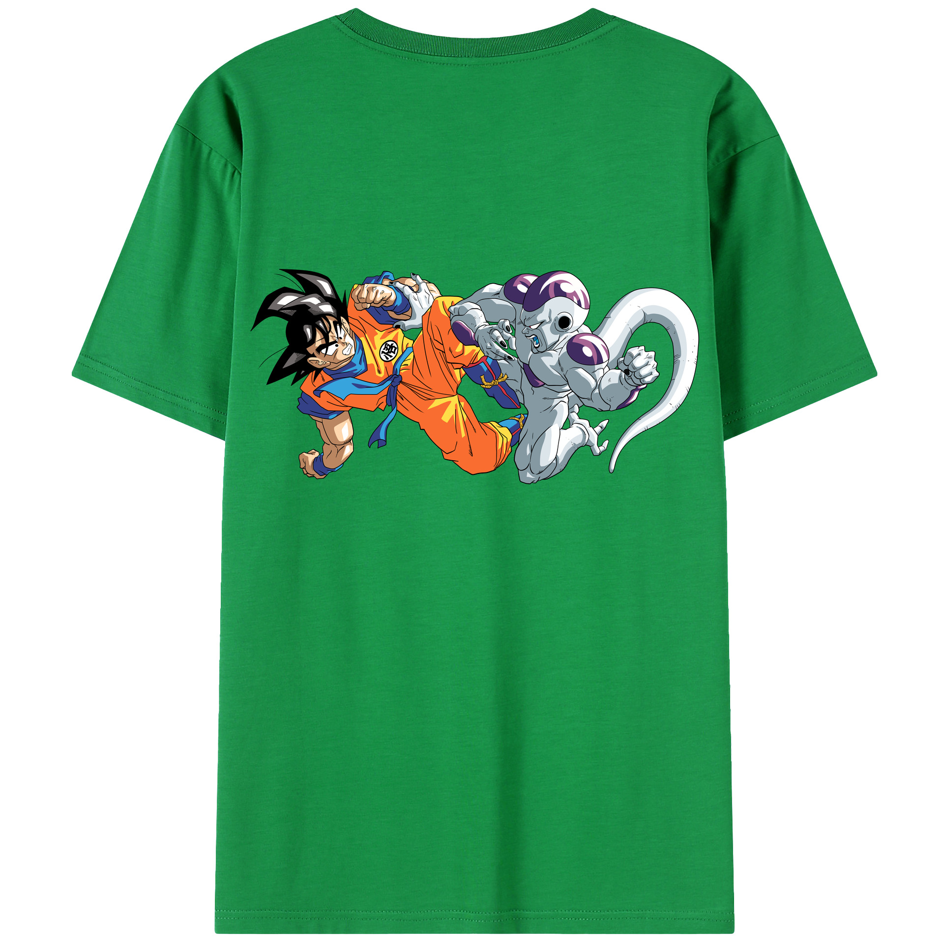 （画像用） ドラゴンボール 孫悟空（そん ごくう）Son Goku カカロット DRAGON BALL Kakarotto 綿100％ メンズ半袖Tシャツ（バックプリント） 通気性