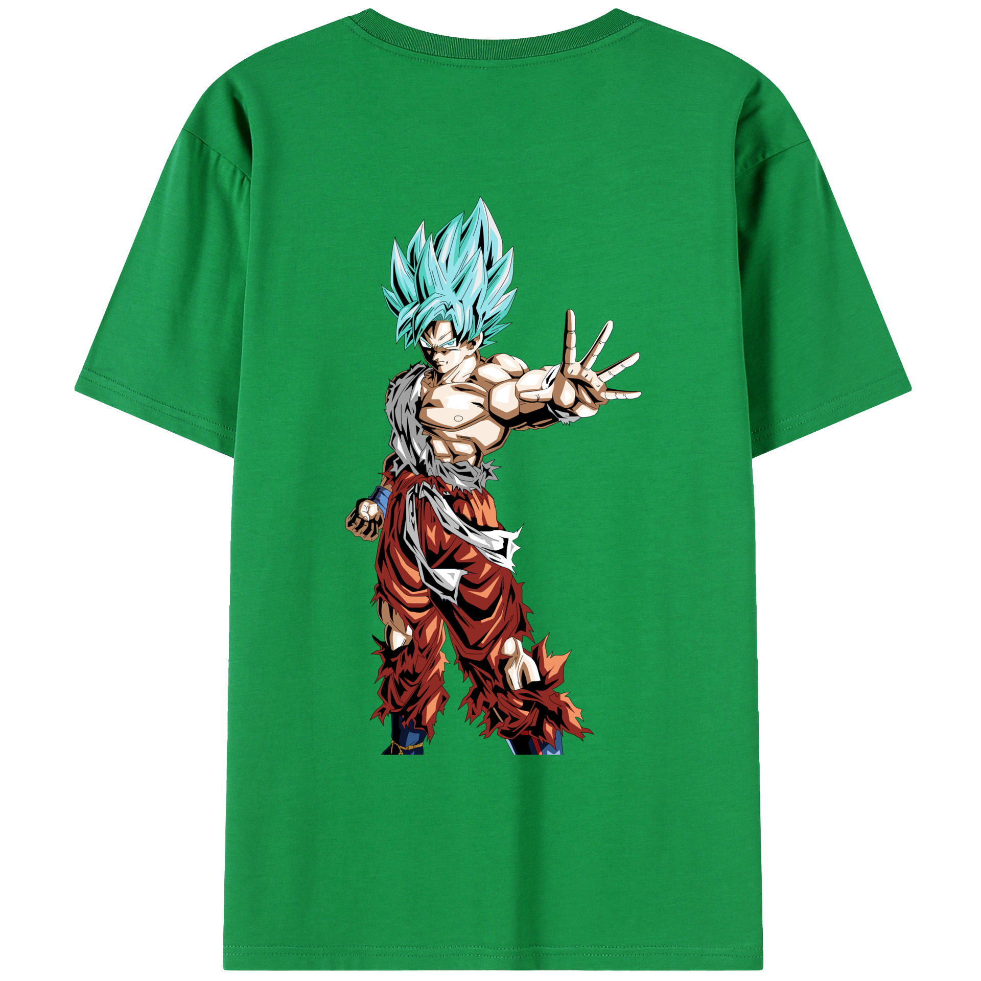 （画像用） ドラゴンボール 孫悟空（そん ごくう）Son Goku カカロット DRAGON BALL Kakarotto 綿100％ メンズ半袖Tシャツ（バックプリント） 通気性