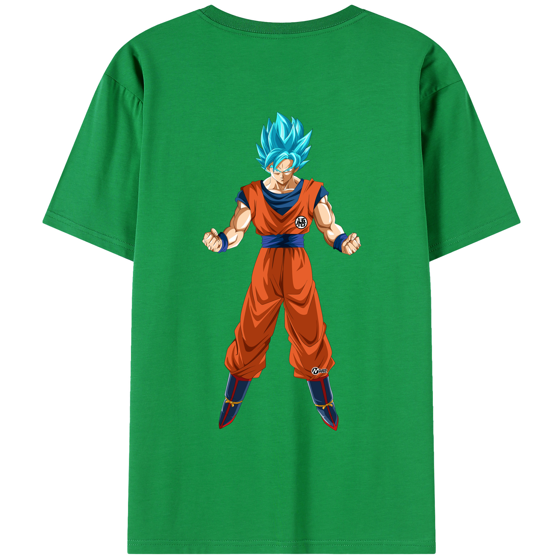 （画像用） ドラゴンボール 孫悟空（そん ごくう）Son Goku カカロット DRAGON BALL Kakarotto 綿100％ メンズ半袖Tシャツ（バックプリント） 通気性