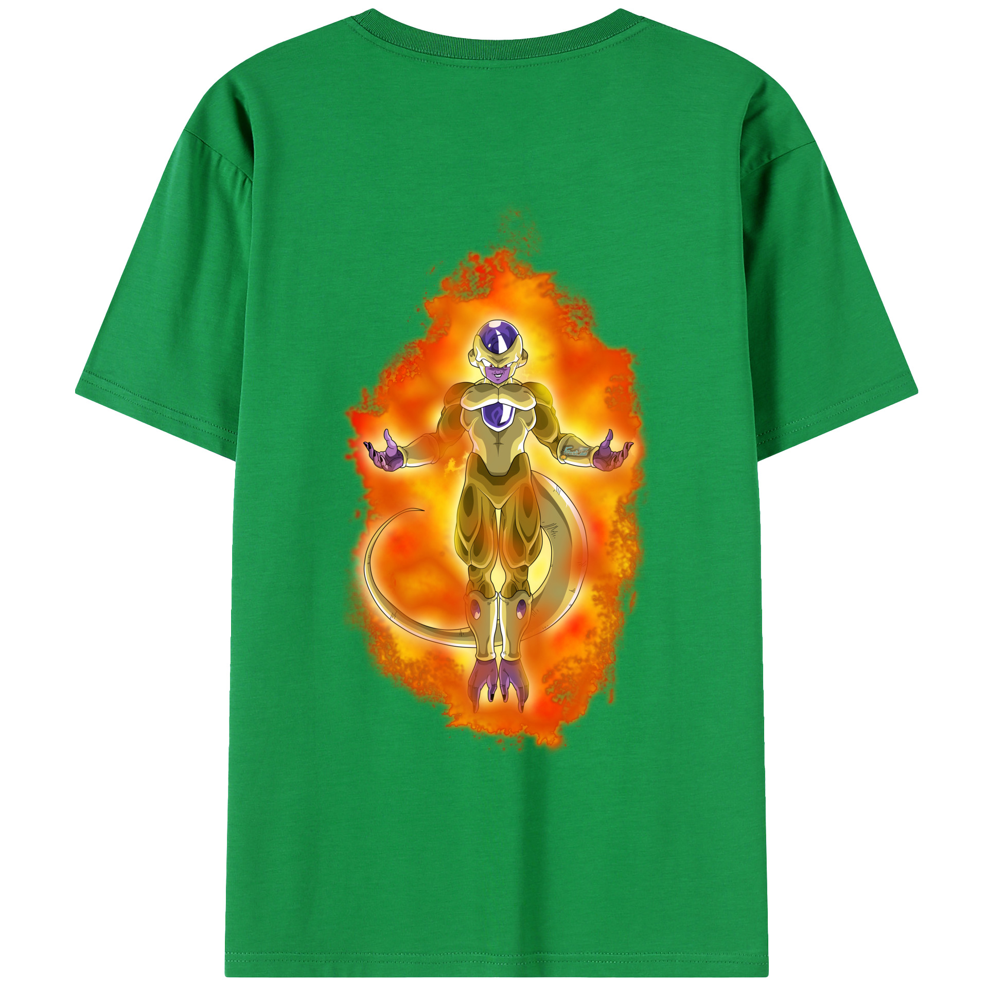 （画像用） ドラゴンボール フリーザ DRAGON BALL Frieza 綿100％ メンズ半袖Tシャツ（バックプリント） 通気性