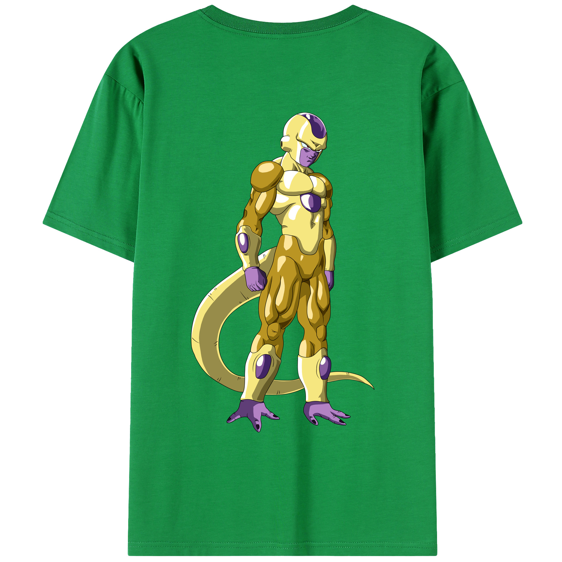 （画像用） ドラゴンボール フリーザ DRAGON BALL Frieza 綿100％ メンズ半袖Tシャツ（バックプリント） 通気性