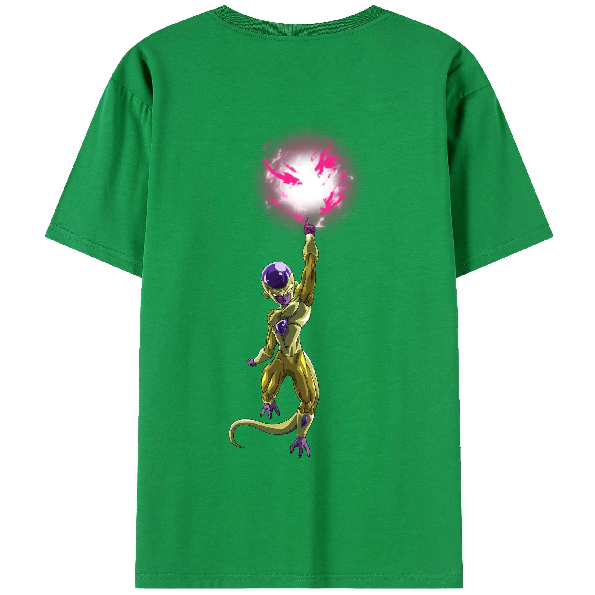 （画像用） ドラゴンボール フリーザ DRAGON BALL Frieza 綿100％ メンズ半袖Tシャツ（バックプリント） 通気性