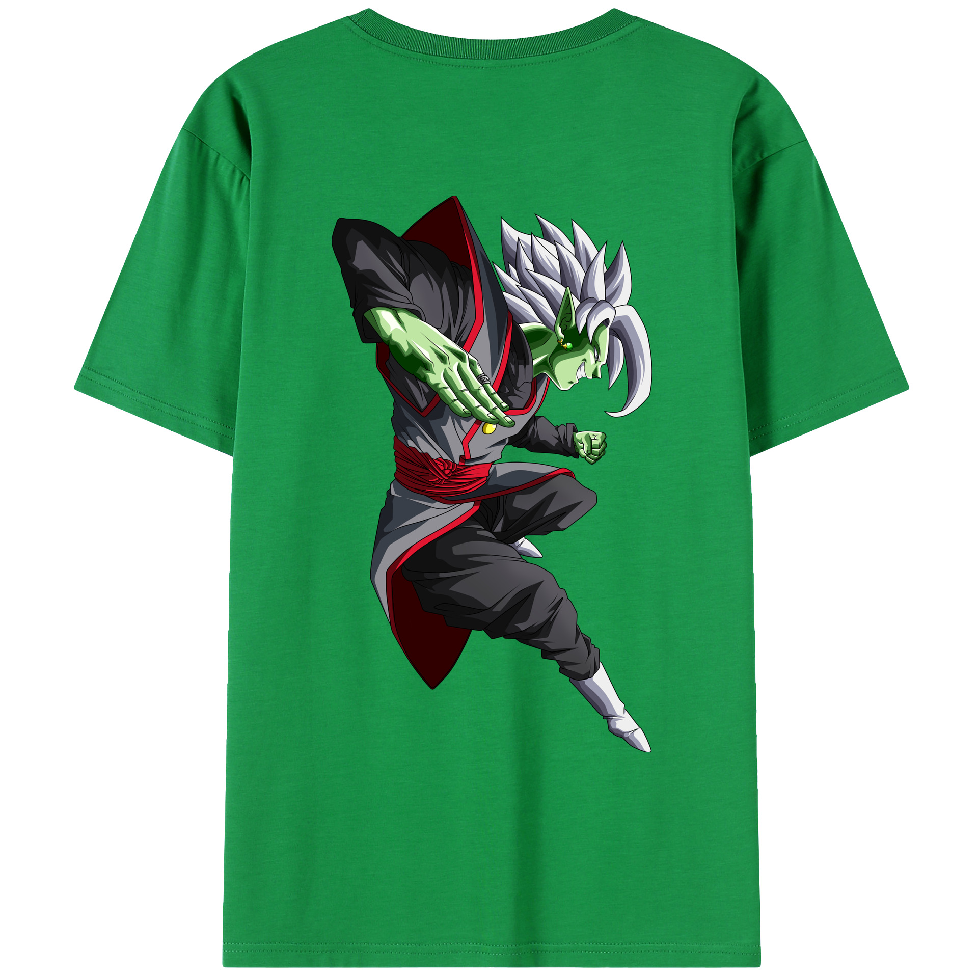 （画像用） ドラゴンボール ベジット DRAGON BALL Vegetto 綿100％ メンズ半袖Tシャツ（バックプリント） 通気性