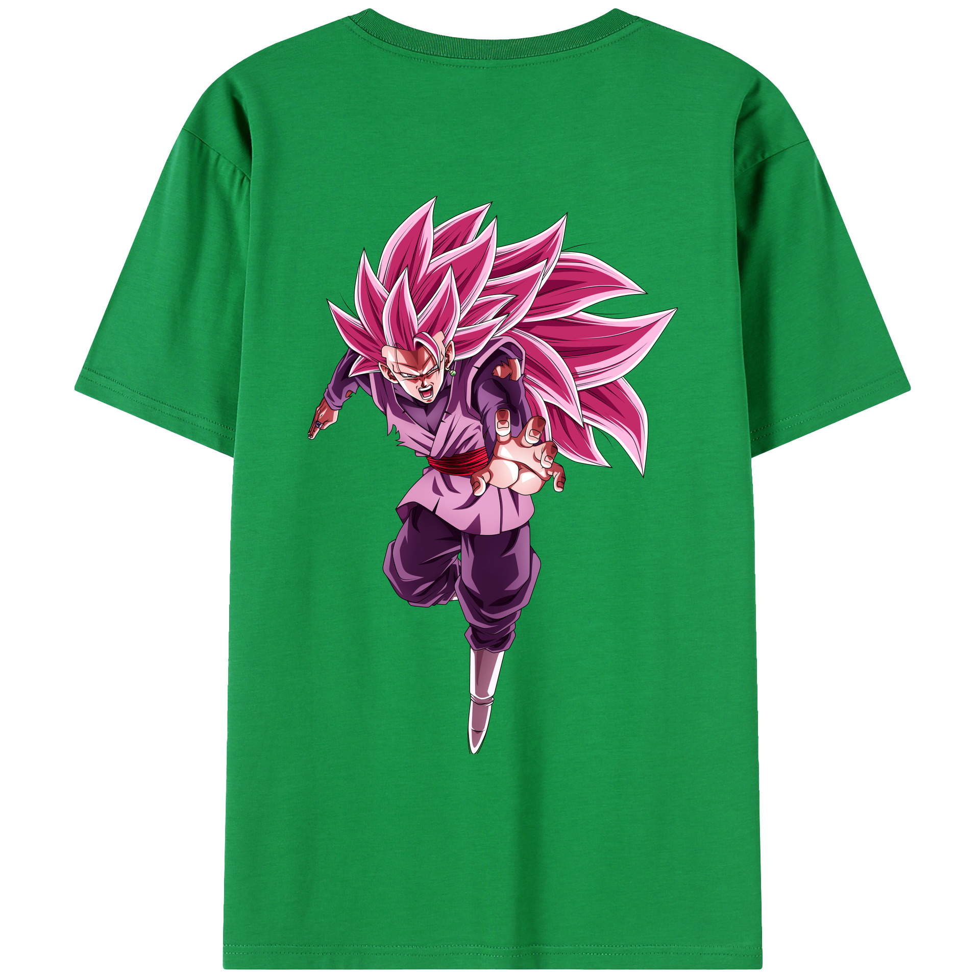 （画像用） ドラゴンボール ベジット DRAGON BALL Vegetto 綿100％ メンズ半袖Tシャツ（バックプリント） 通気性