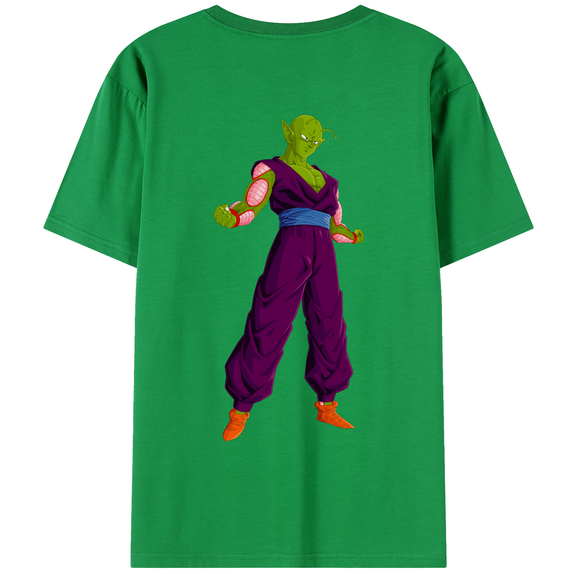（画像用） ドラゴンボール ピッコロ DRAGON BALL Piccolo 綿100％ メンズ半袖Tシャツ（バックプリント） 通気性