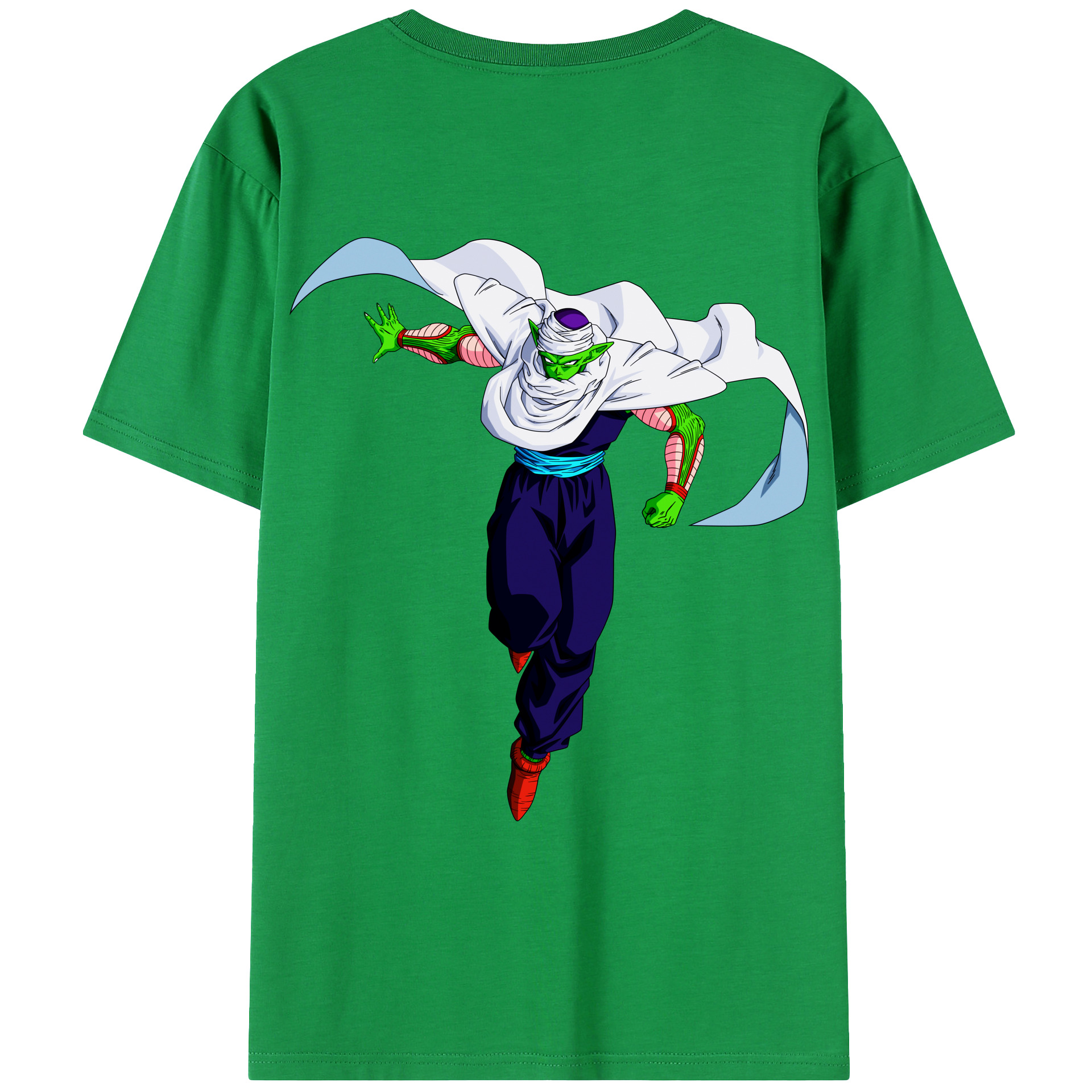 （画像用） ドラゴンボール ピッコロ DRAGON BALL Piccolo 綿100％ メンズ半袖Tシャツ（バックプリント） 通気性
