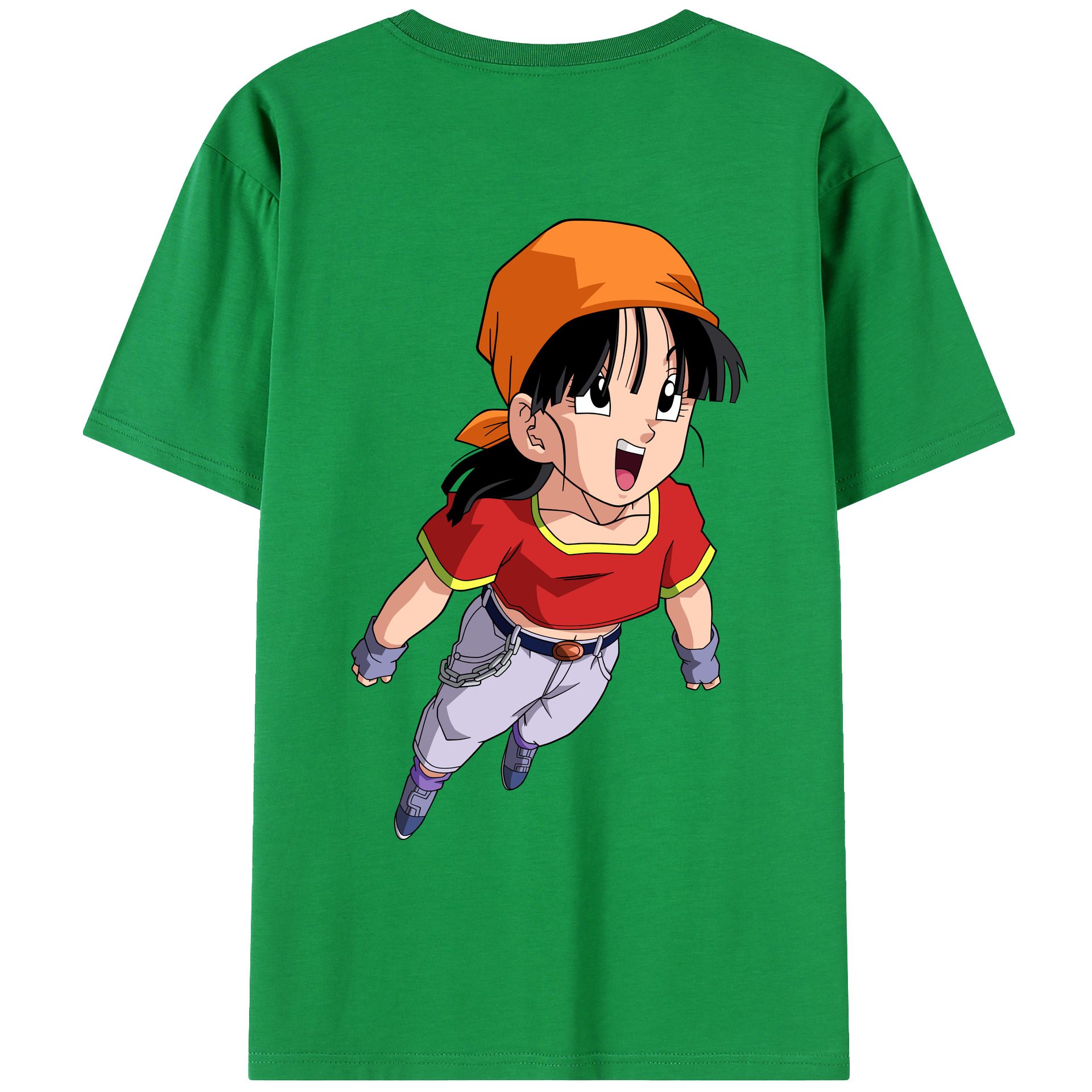 （画像用） ドラゴンボール パン DRAGON BALL Pan 綿100％ メンズ半袖Tシャツ（バックプリント） 通気性
