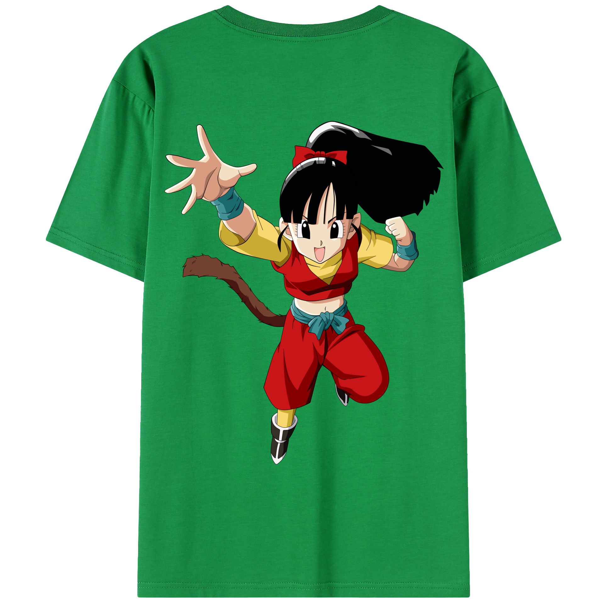 （画像用） ドラゴンボール パン DRAGON BALL Pan 綿100％ メンズ半袖Tシャツ（バックプリント） 通気性