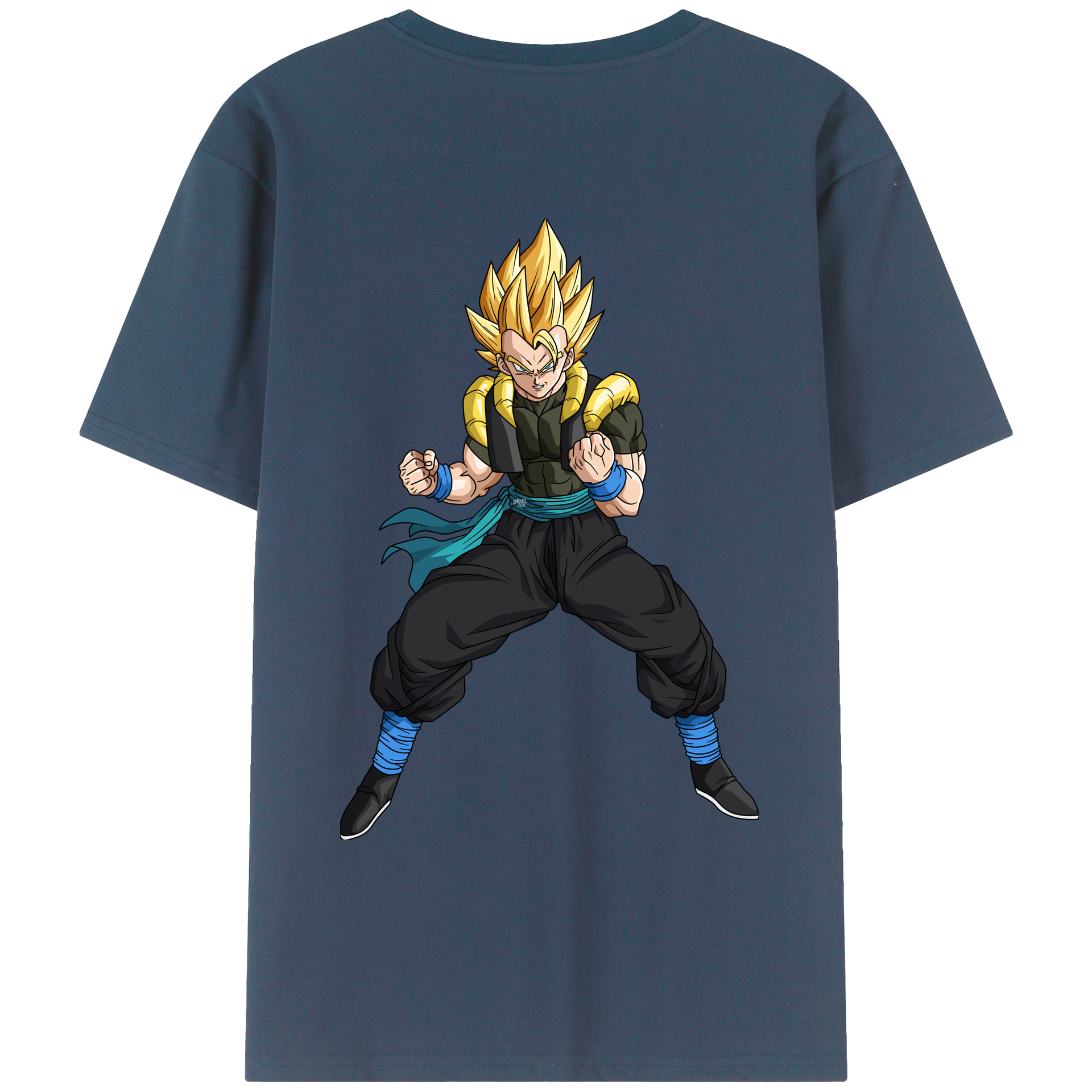 （画像用） ドラゴンボール ベジータ四世（Bejīta Yonsei）DRAGON BALL Vegeta IV 綿100％ メンズ半袖Tシャツ（バックプリント） 通気性
