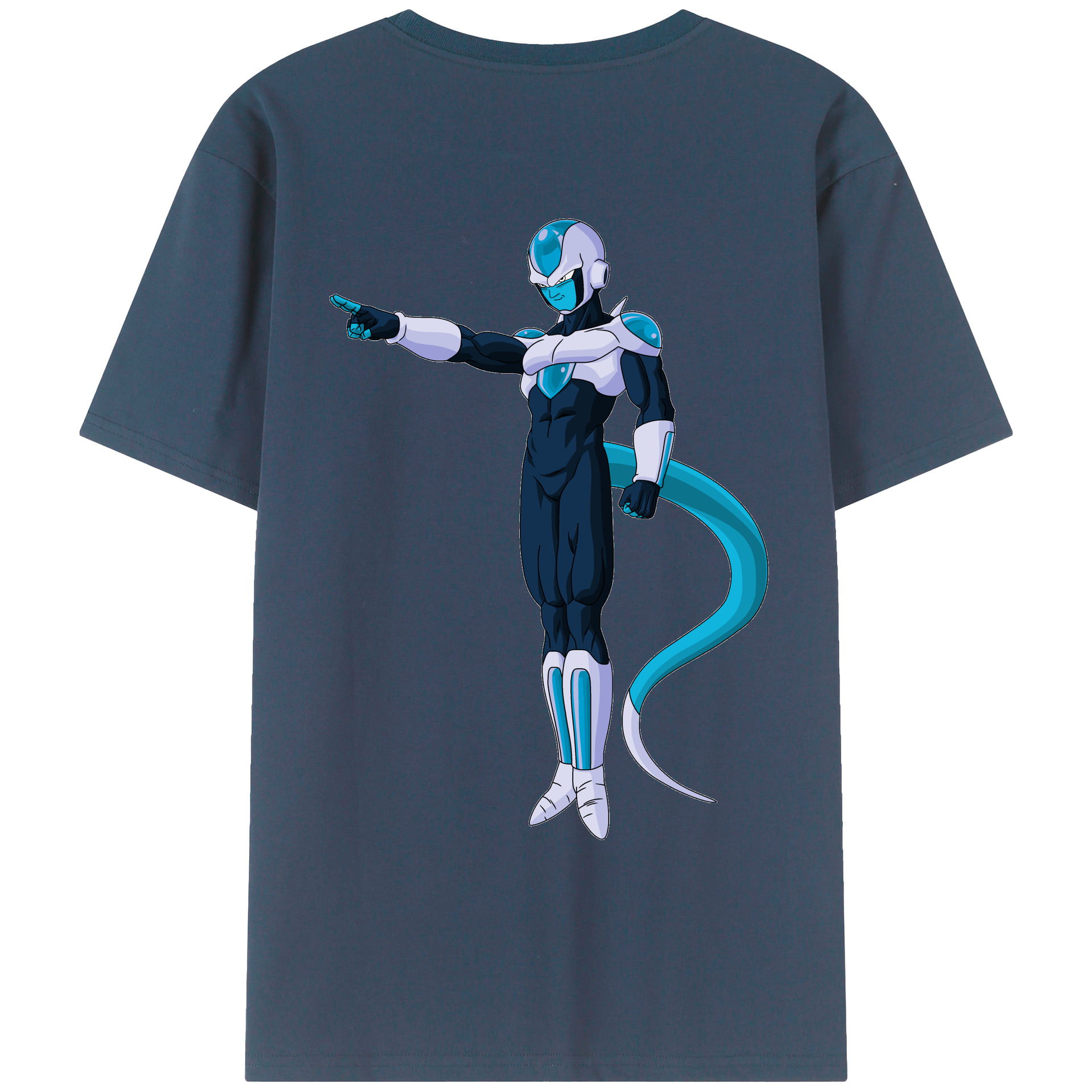 （画像用） ドラゴンボール フリーザ DRAGON BALL Frieza 綿100％ メンズ半袖Tシャツ（バックプリント） 通気性