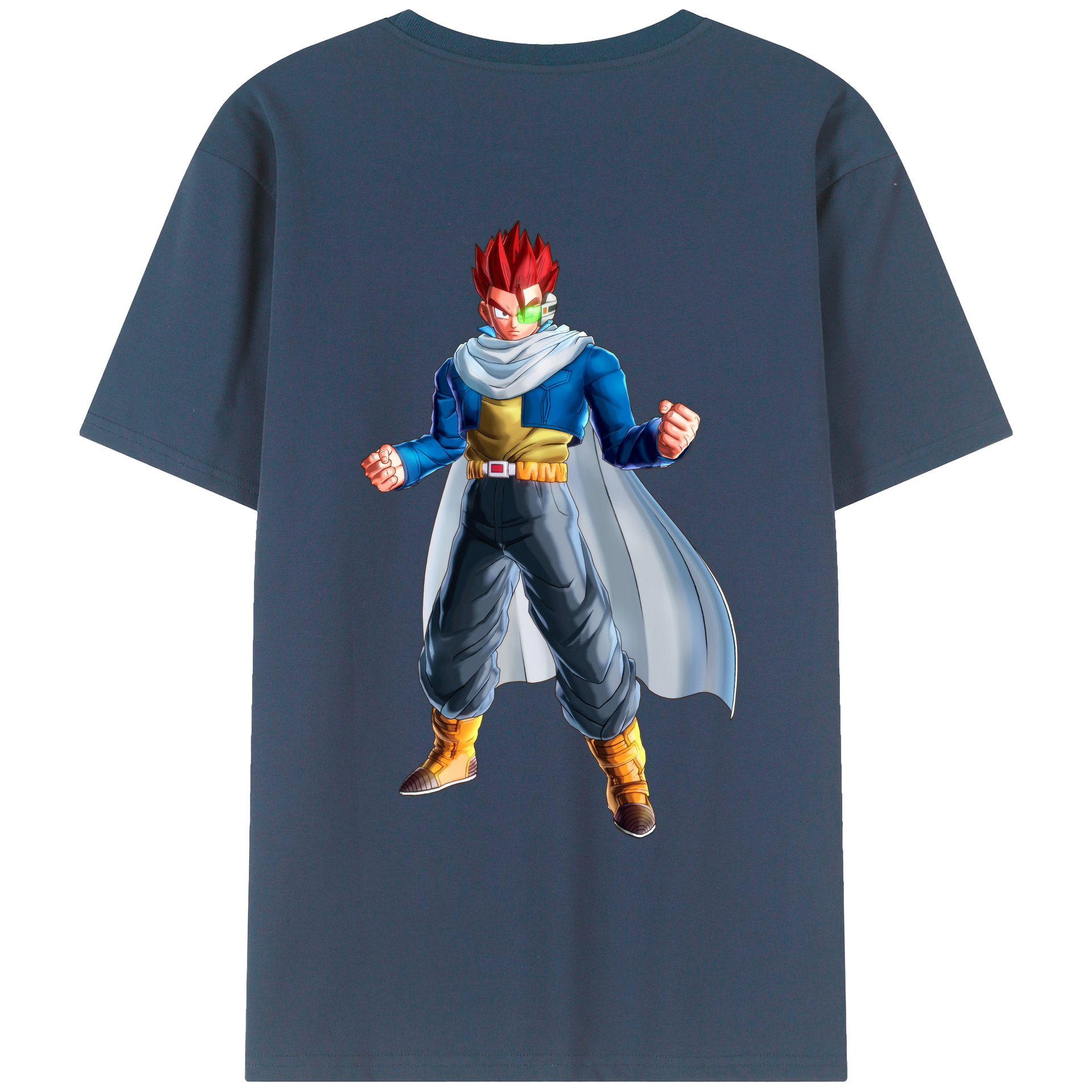 （画像用） ドラゴンボール 孫 悟飯（そんごはん）DRAGON BALL Son Gohan 綿100％ メンズ半袖Tシャツ（バックプリント） 通気性