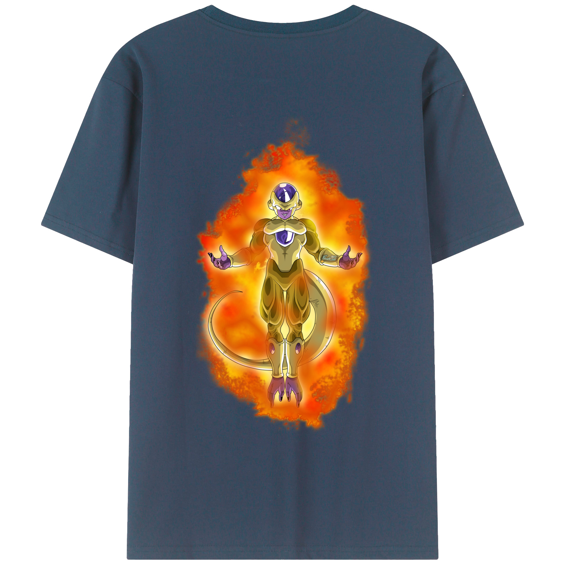 （画像用） ドラゴンボール フリーザ DRAGON BALL Frieza 綿100％ メンズ半袖Tシャツ（バックプリント） 通気性