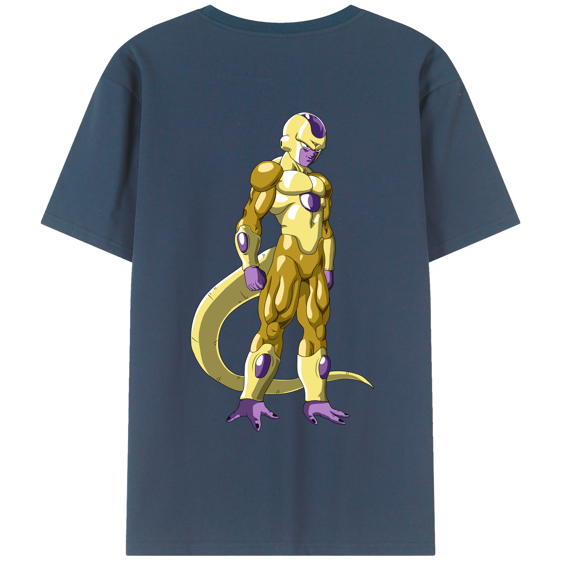 （画像用） ドラゴンボール フリーザ DRAGON BALL Frieza 綿100％ メンズ半袖Tシャツ（バックプリント） 通気性