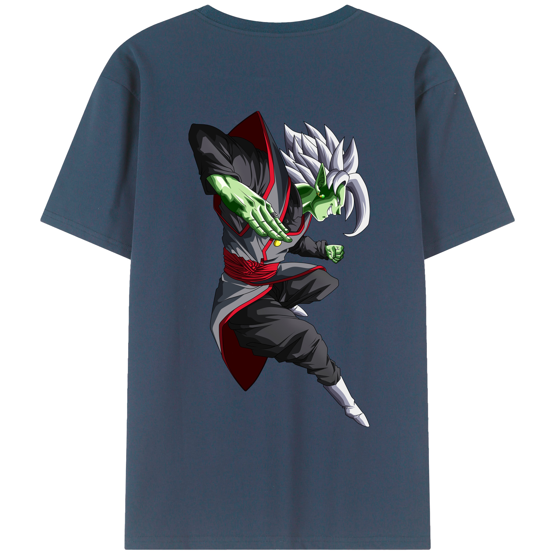 （画像用） ドラゴンボール ベジット DRAGON BALL Vegetto 綿100％ メンズ半袖Tシャツ（バックプリント） 通気性
