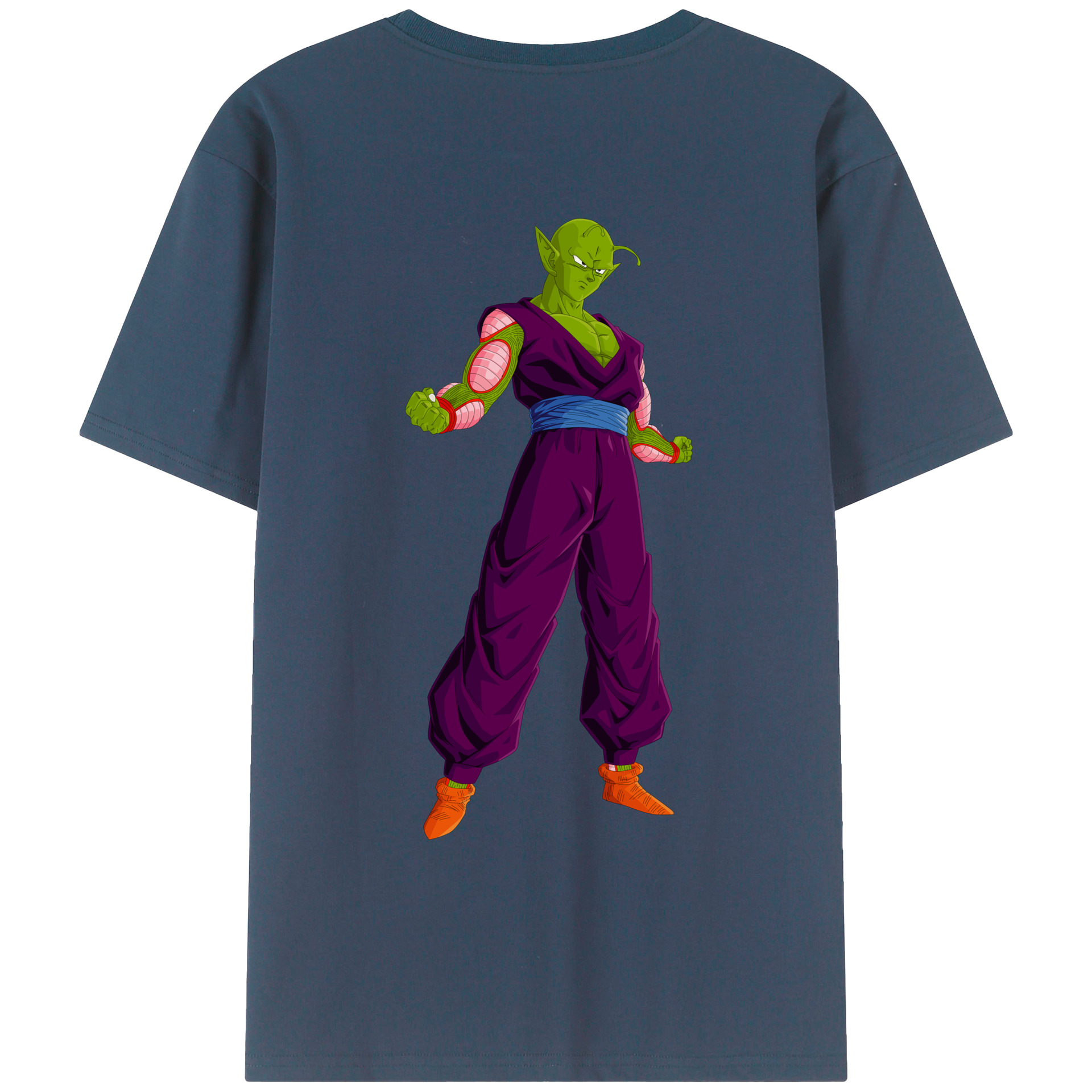 （画像用） ドラゴンボール ピッコロ DRAGON BALL Piccolo 綿100％ メンズ半袖Tシャツ（バックプリント） 通気性