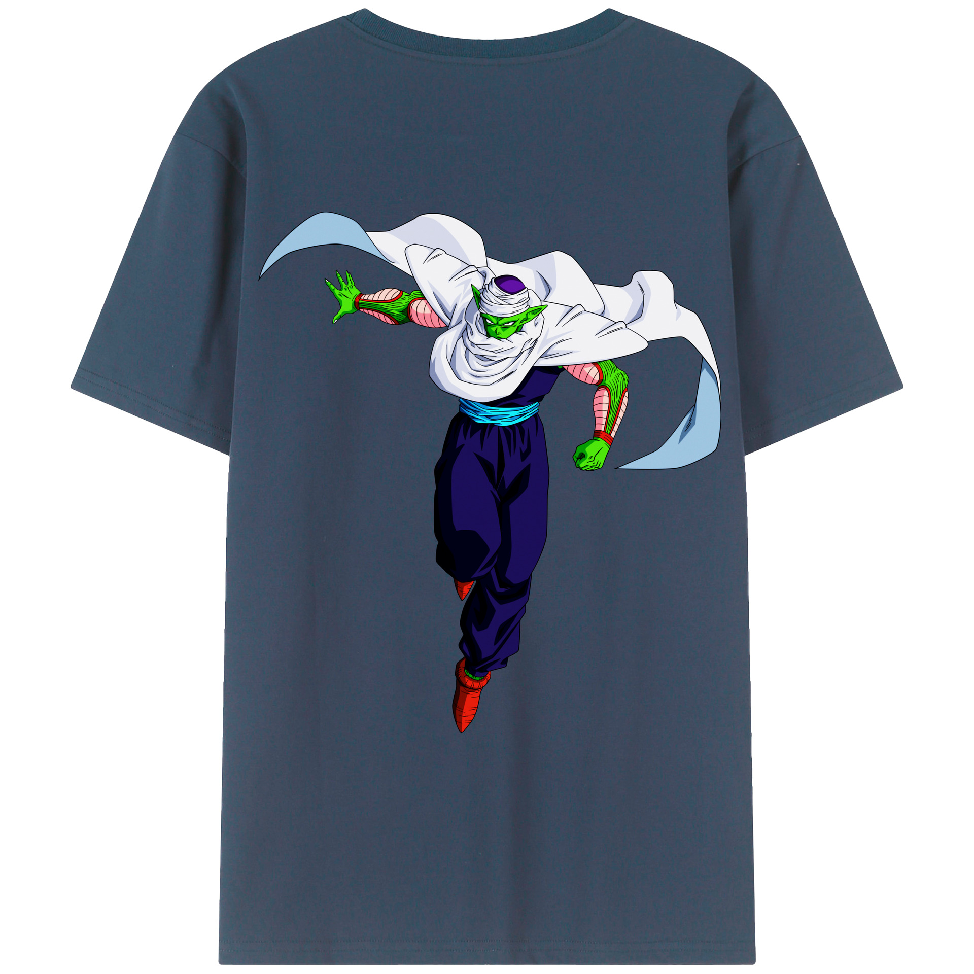 （画像用） ドラゴンボール ピッコロ DRAGON BALL Piccolo 綿100％ メンズ半袖Tシャツ（バックプリント） 通気性
