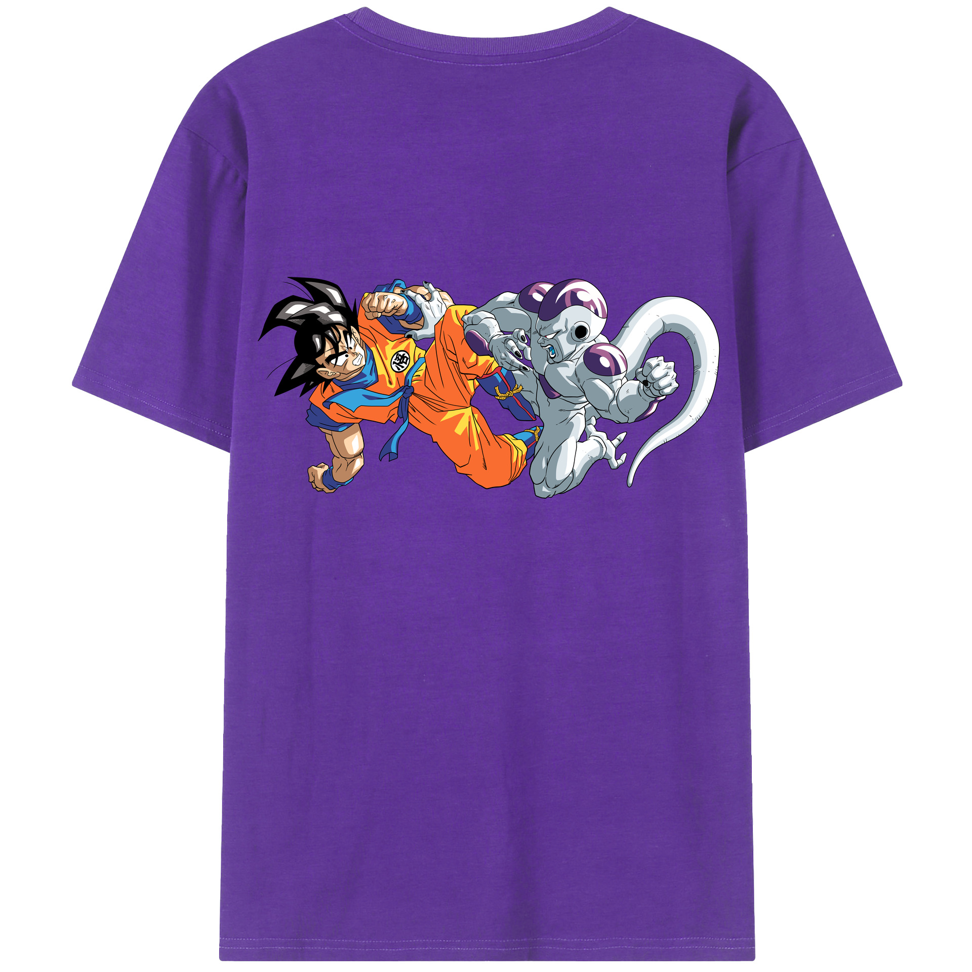 （画像用） ドラゴンボール 孫悟空（そん ごくう）Son Goku カカロット DRAGON BALL Kakarotto 綿100％ メンズ半袖Tシャツ（バックプリント） 通気性