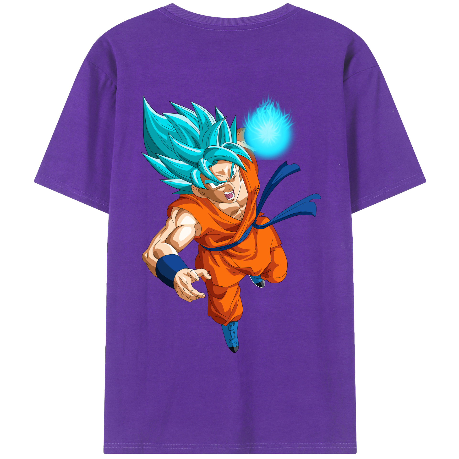 （画像用） ドラゴンボール 孫悟空（そん ごくう）Son Goku カカロット DRAGON BALL Kakarotto 綿100％ メンズ半袖Tシャツ（バックプリント） 通気性