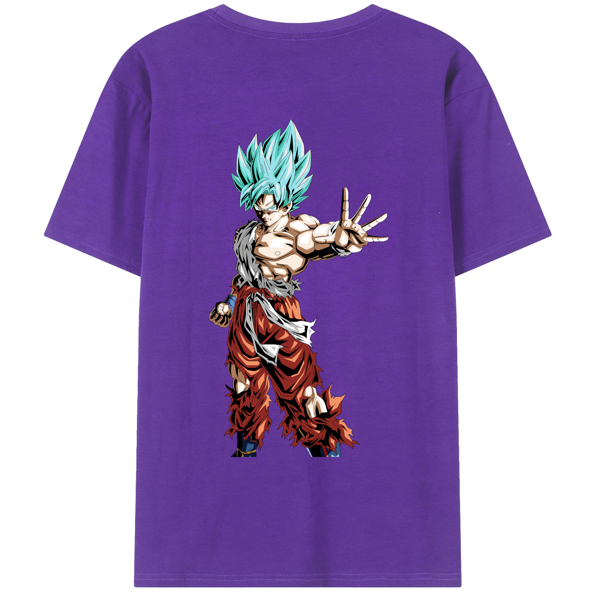 （画像用） ドラゴンボール 孫悟空（そん ごくう）Son Goku カカロット DRAGON BALL Kakarotto 綿100％ メンズ半袖Tシャツ（バックプリント） 通気性