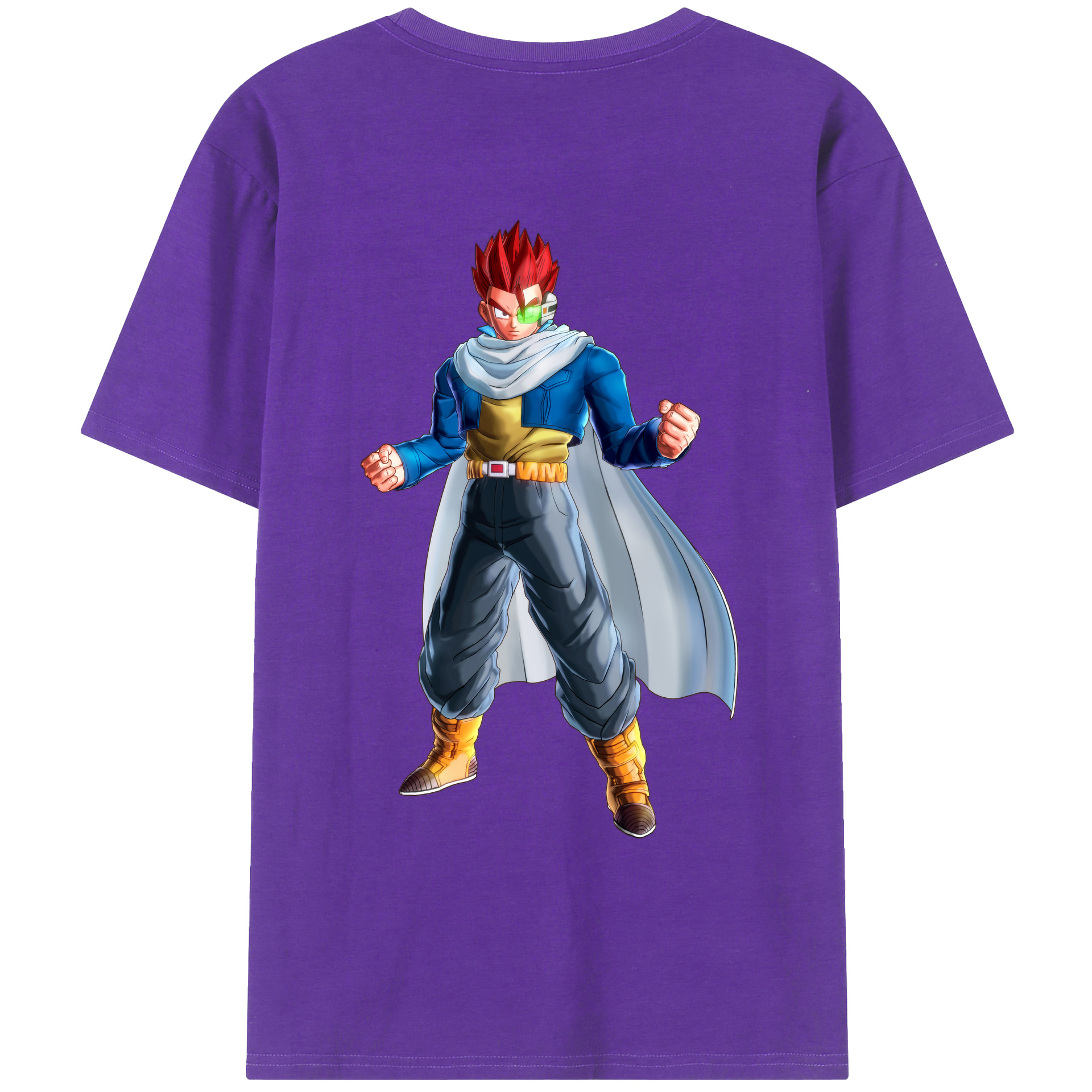（画像用） ドラゴンボール 孫 悟飯（そんごはん）DRAGON BALL Son Gohan 綿100％ メンズ半袖Tシャツ（バックプリント） 通気性
