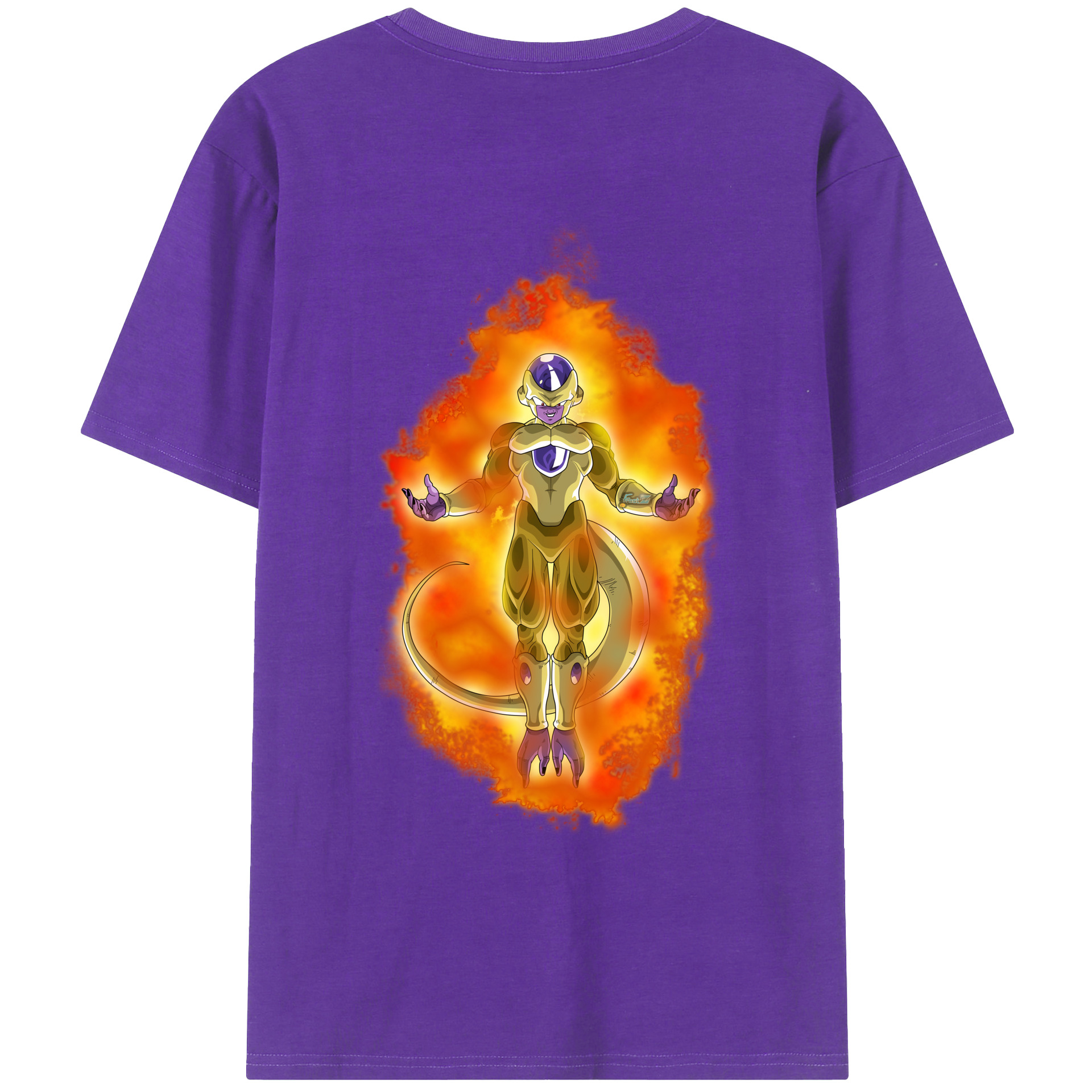 （画像用） ドラゴンボール フリーザ DRAGON BALL Frieza 綿100％ メンズ半袖Tシャツ（バックプリント） 通気性