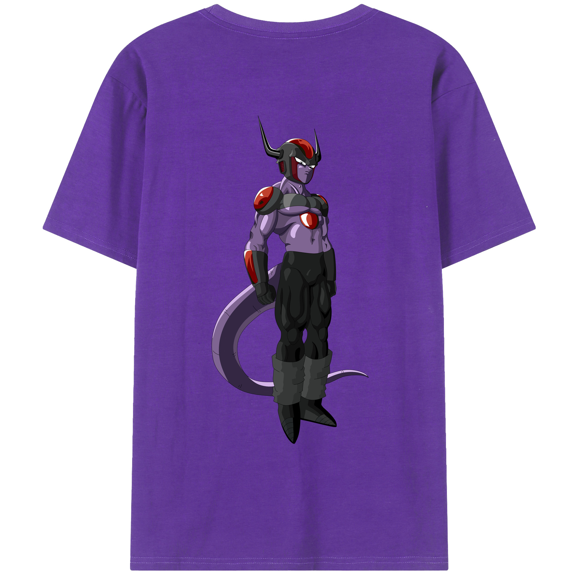 （画像用） ドラゴンボール フリーザ DRAGON BALL Frieza 綿100％ メンズ半袖Tシャツ（バックプリント） 通気性