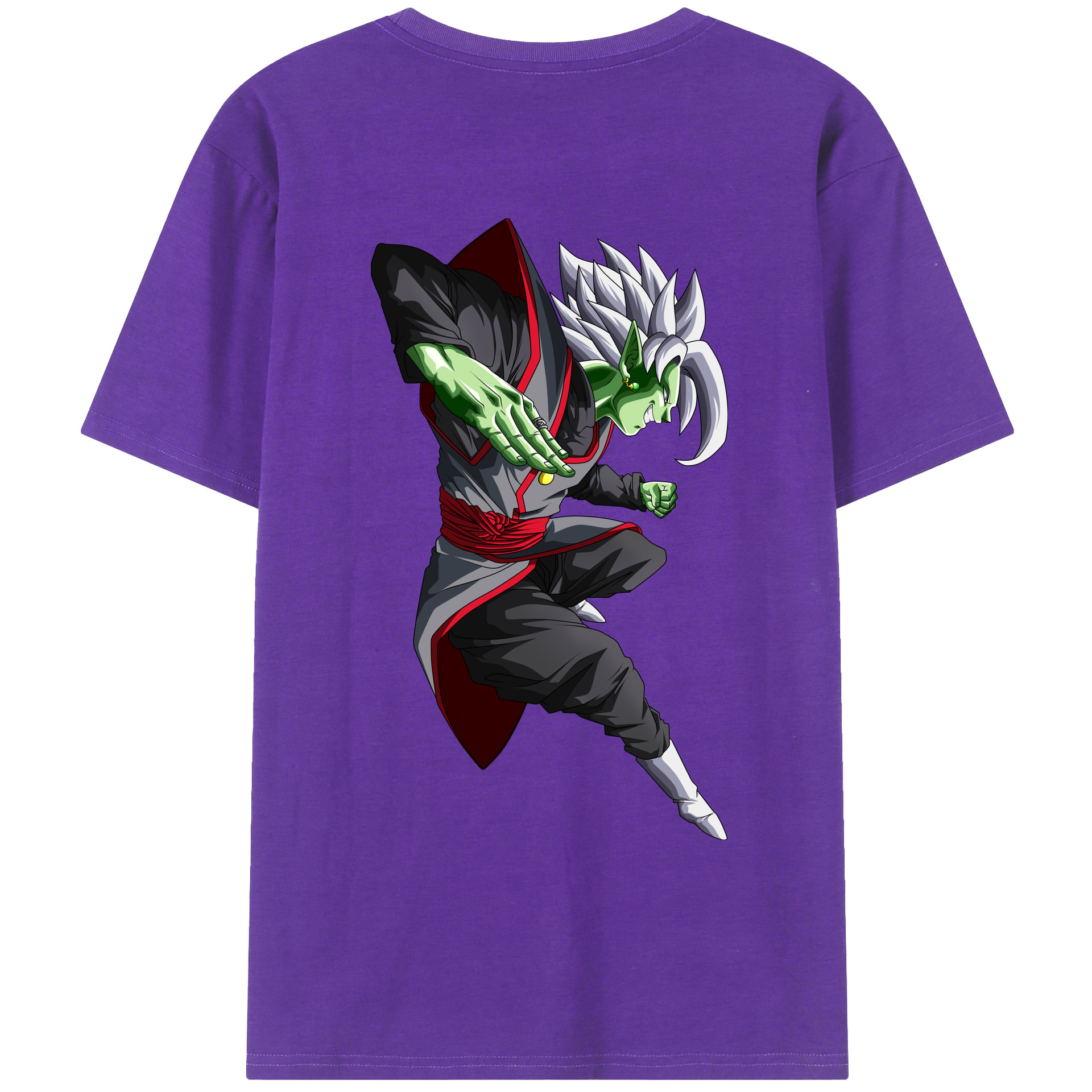 （画像用） ドラゴンボール ベジット DRAGON BALL Vegetto 綿100％ メンズ半袖Tシャツ（バックプリント） 通気性