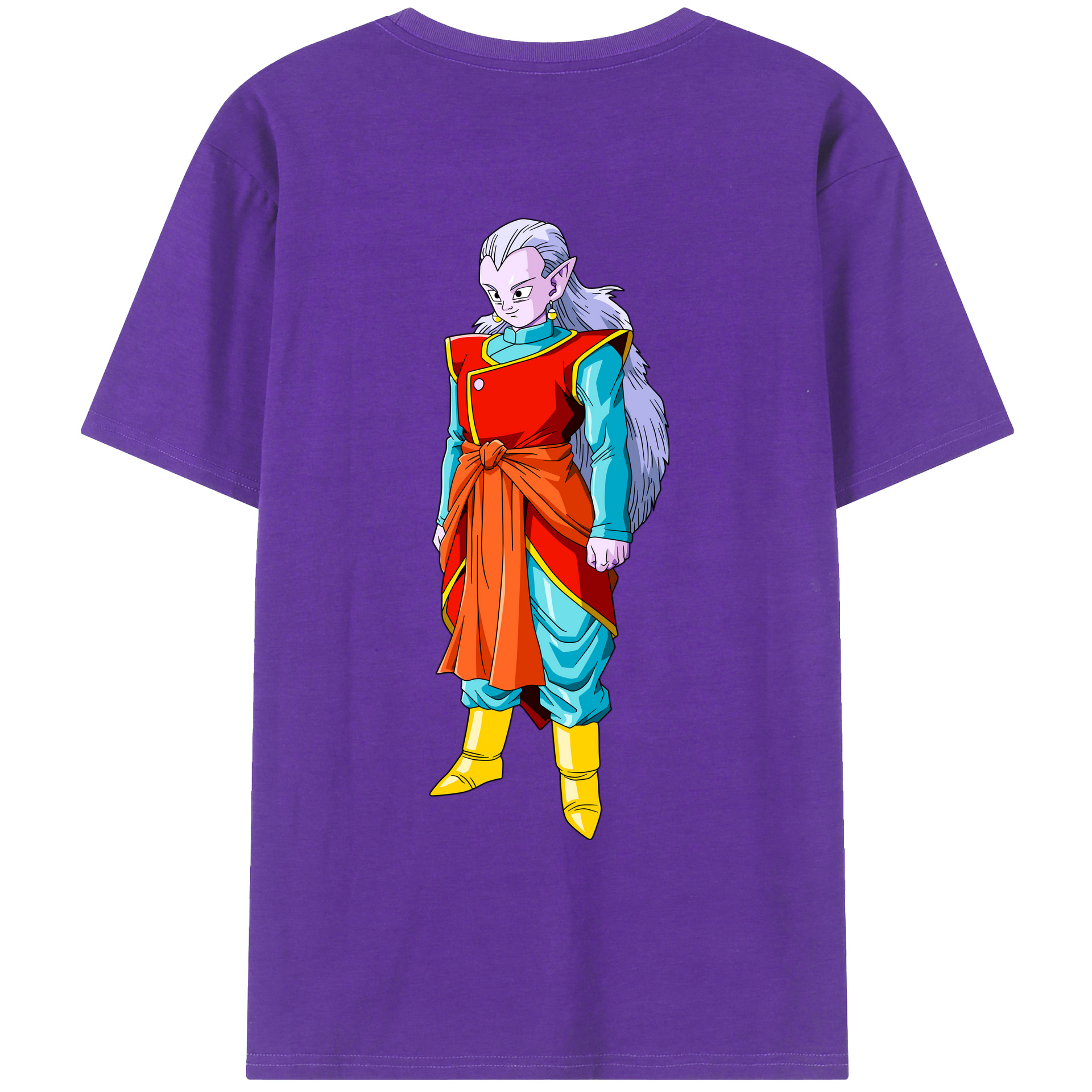 （画像用） ドラゴンボール DRAGON BALL 綿100％ メンズ半袖Tシャツ（バックプリント） 通気性