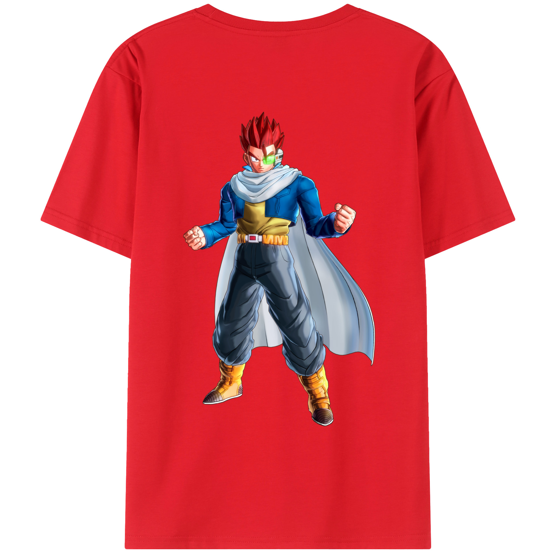 （画像用） ドラゴンボール 孫 悟飯（そんごはん）DRAGON BALL Son Gohan 綿100％ メンズ半袖Tシャツ（バックプリント） 通気性