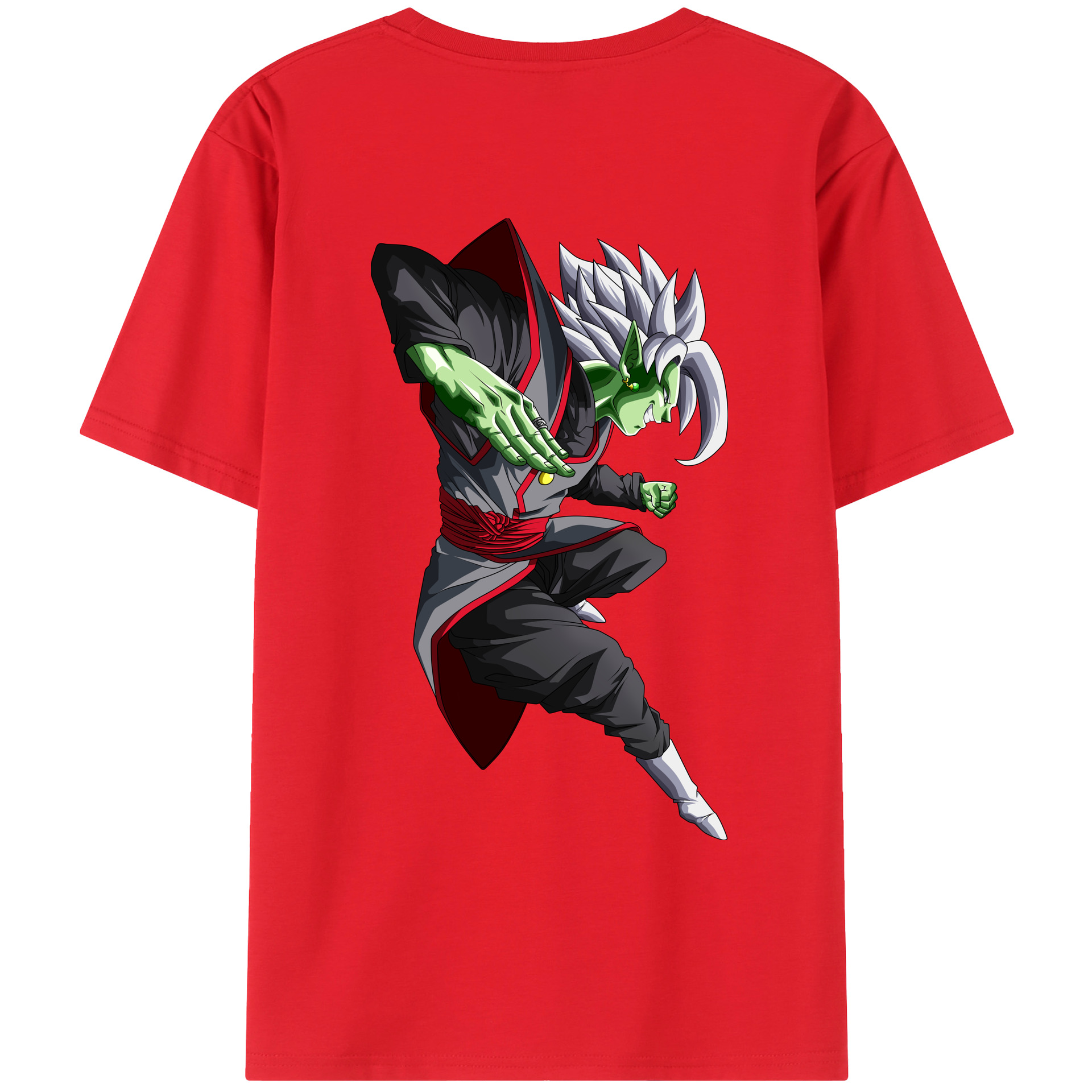 （画像用） ドラゴンボール ベジット DRAGON BALL Vegetto 綿100％ メンズ半袖Tシャツ（バックプリント） 通気性