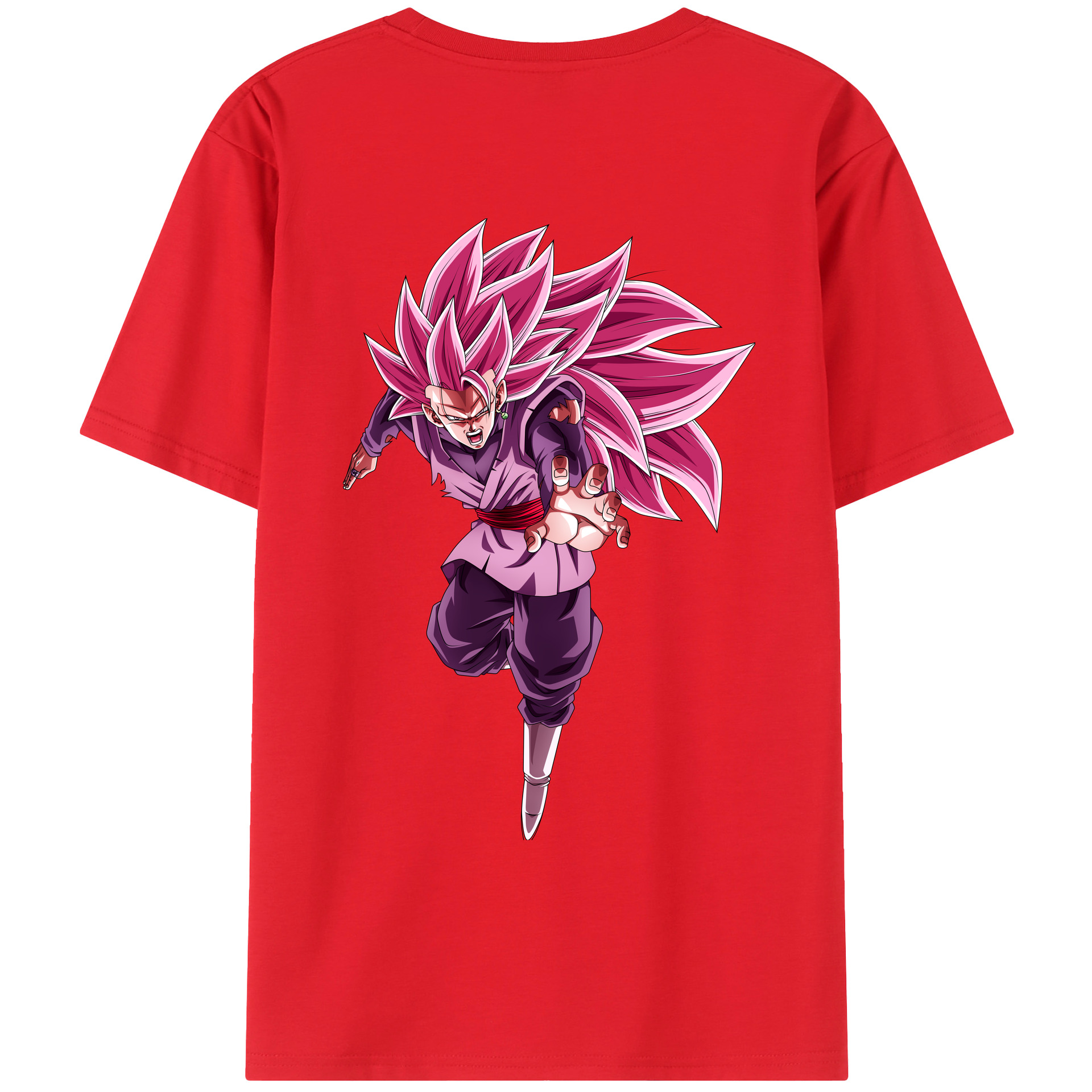 （画像用） ドラゴンボール ベジット DRAGON BALL Vegetto 綿100％ メンズ半袖Tシャツ（バックプリント） 通気性