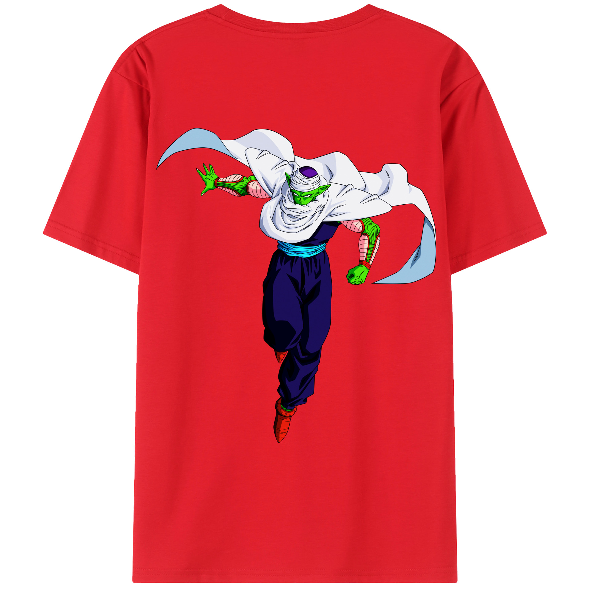 （画像用） ドラゴンボール ピッコロ DRAGON BALL Piccolo 綿100％ メンズ半袖Tシャツ（バックプリント） 通気性