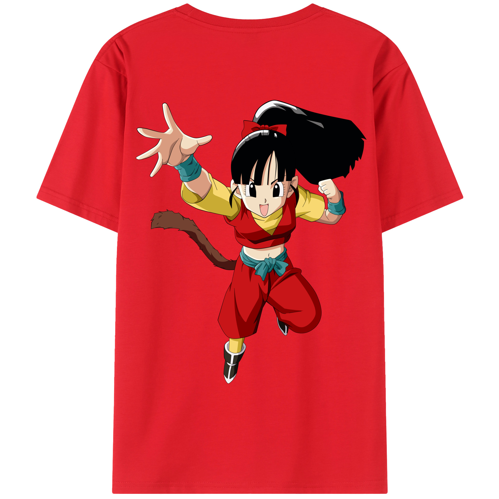 （画像用） ドラゴンボール パン DRAGON BALL Pan 綿100％ メンズ半袖Tシャツ（バックプリント） 通気性