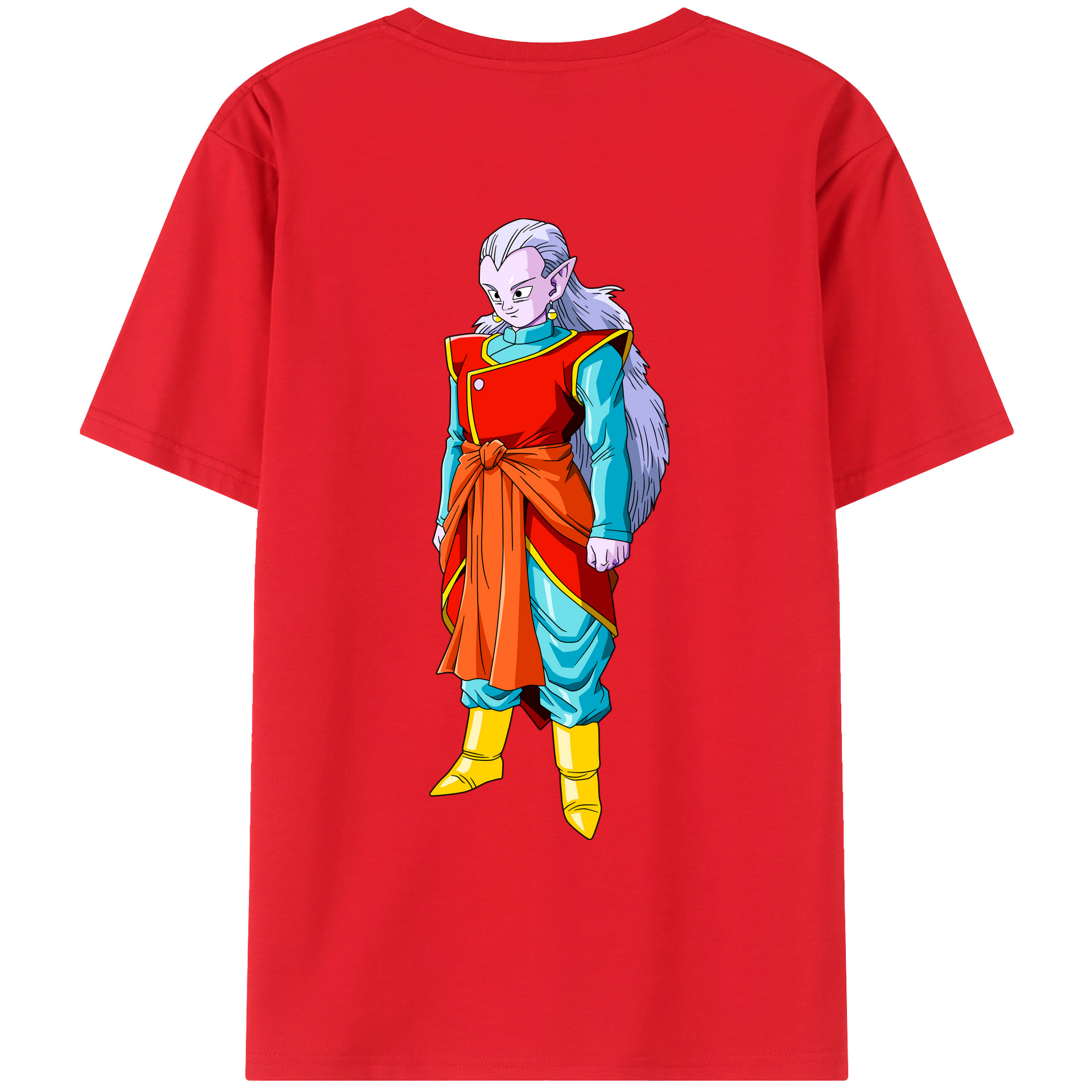 （画像用） ドラゴンボール DRAGON BALL 綿100％ メンズ半袖Tシャツ（バックプリント） 通気性
