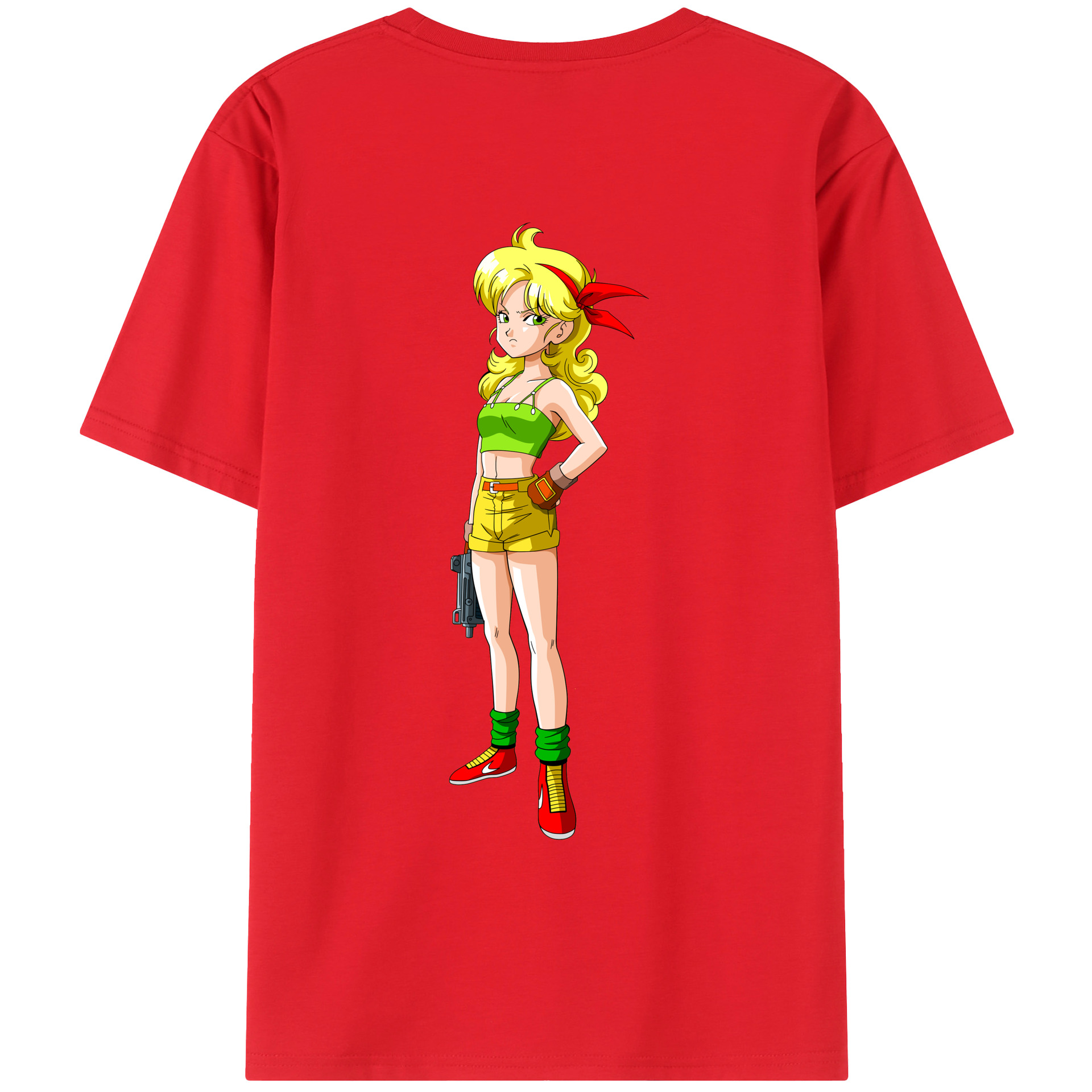 （画像用） ドラゴンボール DRAGON BALL 綿100％ メンズ半袖Tシャツ（バックプリント） 通気性
