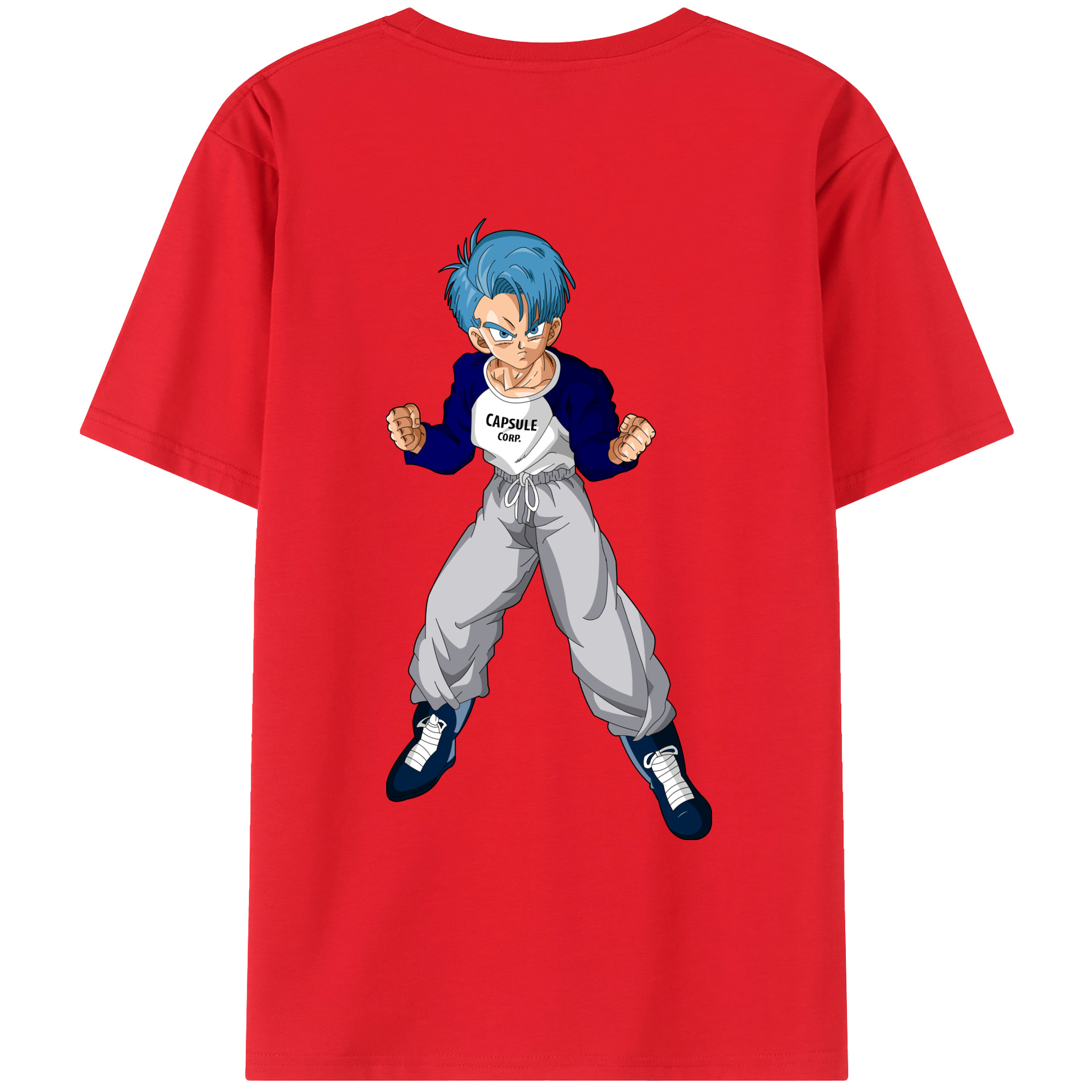 （画像用） ドラゴンボール DRAGON BALL 綿100％ メンズ半袖Tシャツ（バックプリント） 通気性