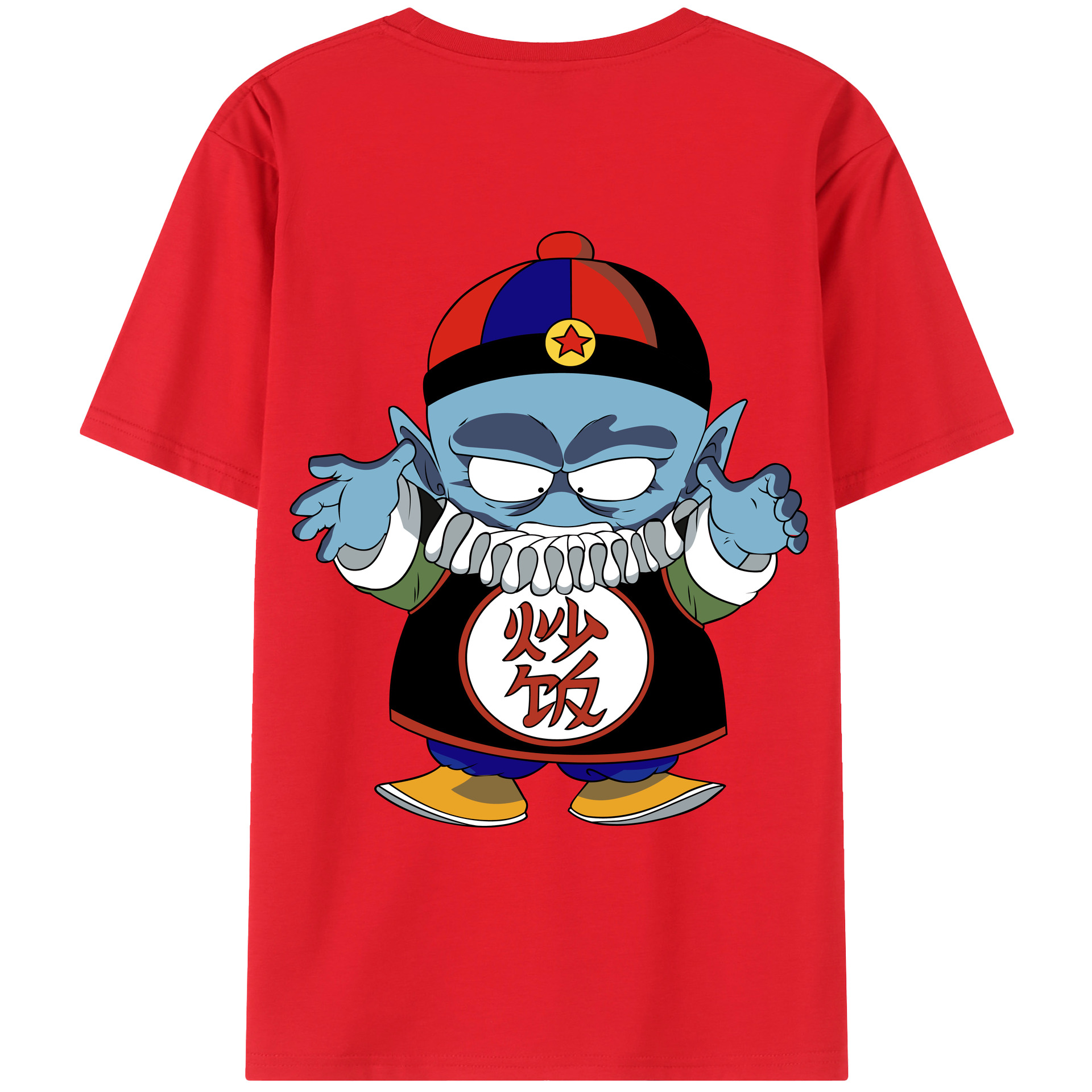 （画像用） ドラゴンボール DRAGON BALL 綿100％ メンズ半袖Tシャツ（バックプリント） 通気性