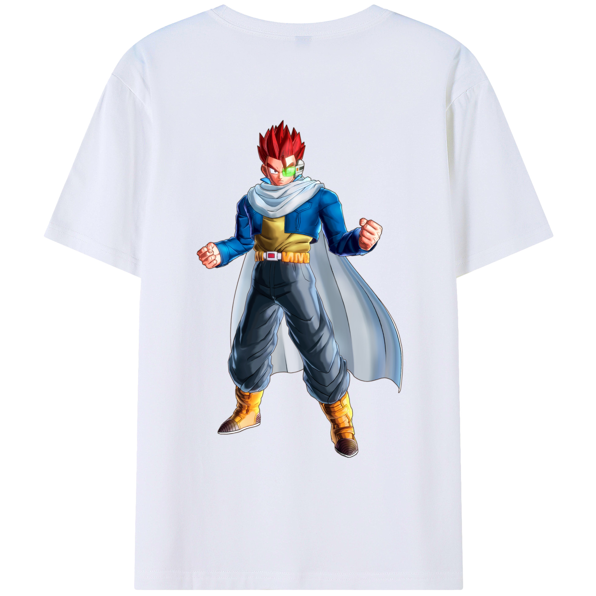 （画像用） ドラゴンボール 孫 悟飯（そんごはん）DRAGON BALL Son Gohan 綿100％ メンズ半袖Tシャツ（バックプリント） 通気性