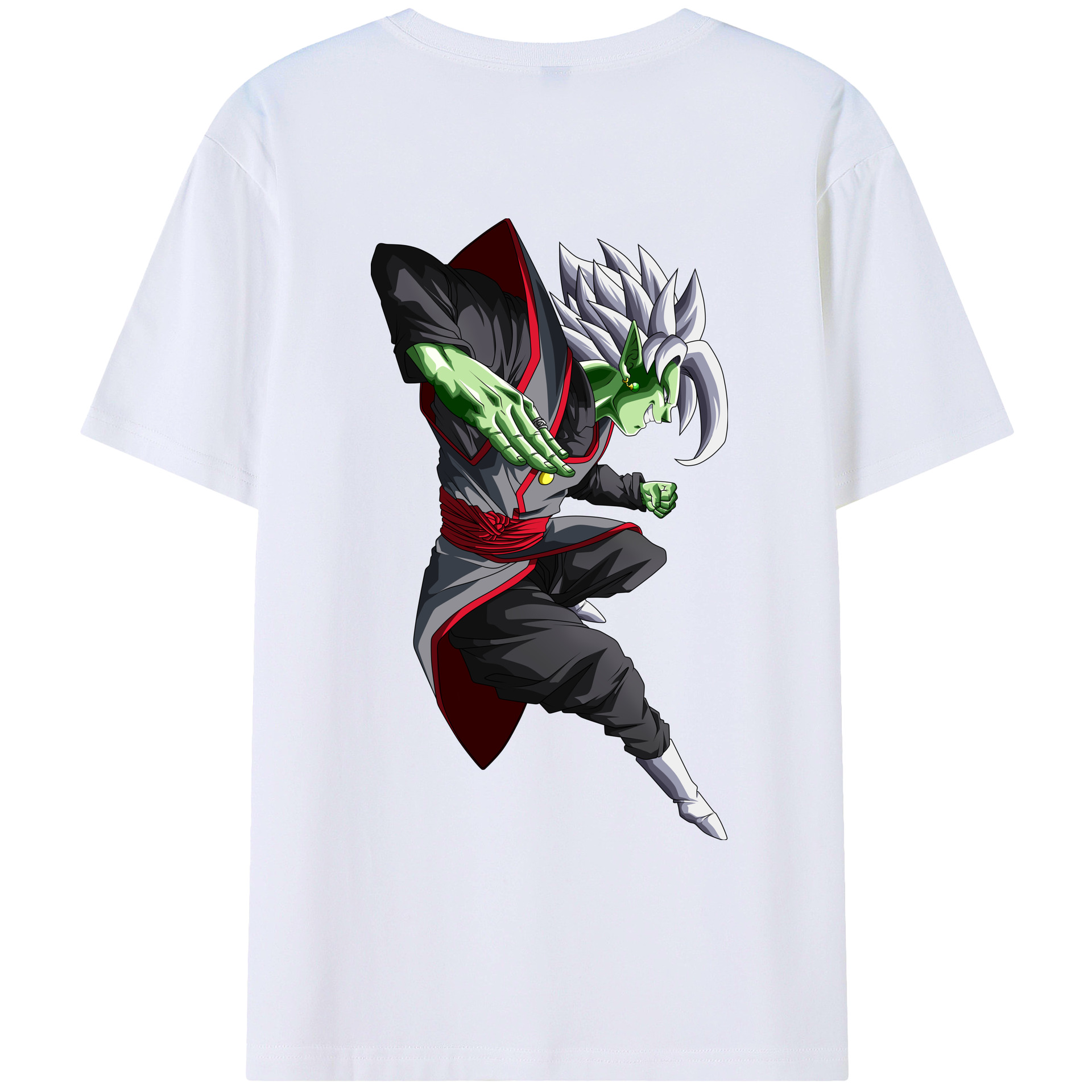 （画像用） ドラゴンボール ベジット DRAGON BALL Vegetto 綿100％ メンズ半袖Tシャツ（バックプリント） 通気性