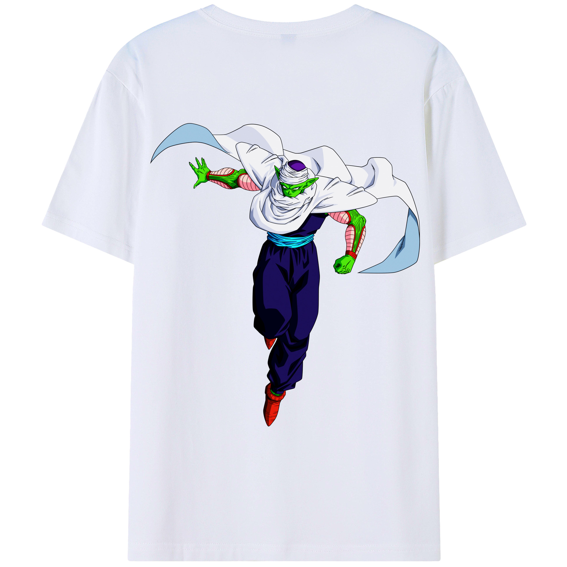 （画像用） ドラゴンボール ピッコロ DRAGON BALL Piccolo 綿100％ メンズ半袖Tシャツ（バックプリント） 通気性