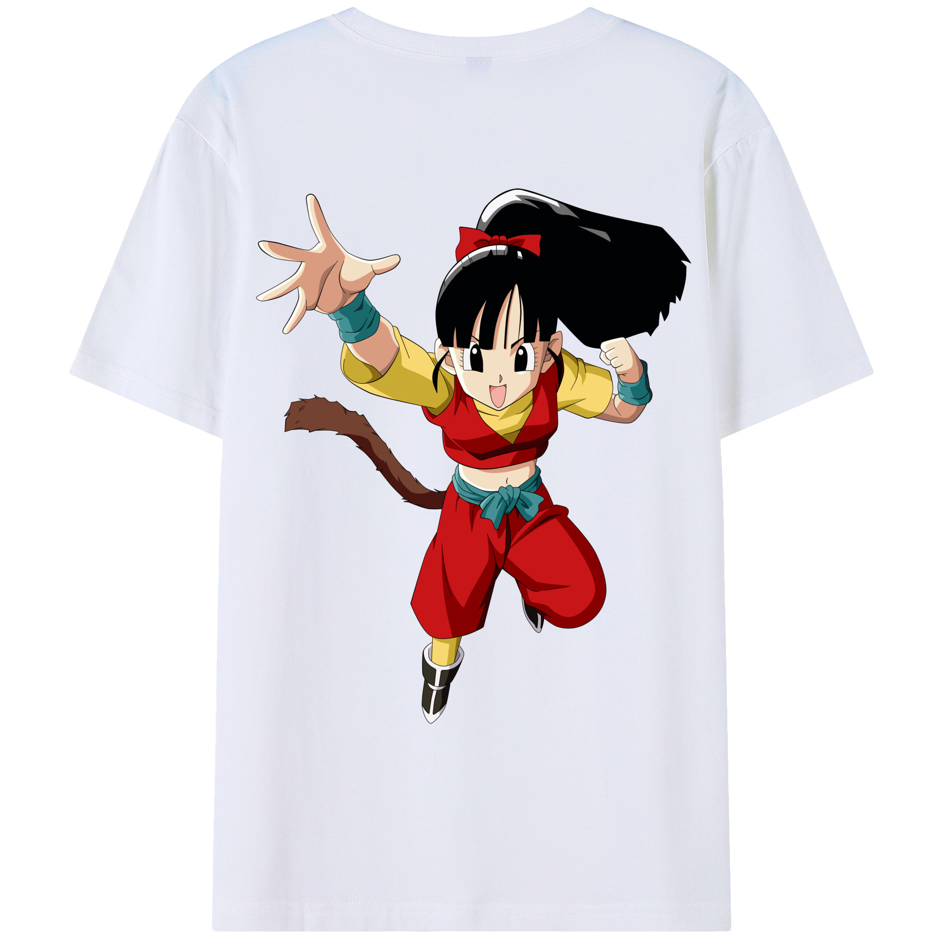 （画像用） ドラゴンボール パン DRAGON BALL Pan 綿100％ メンズ半袖Tシャツ（バックプリント） 通気性