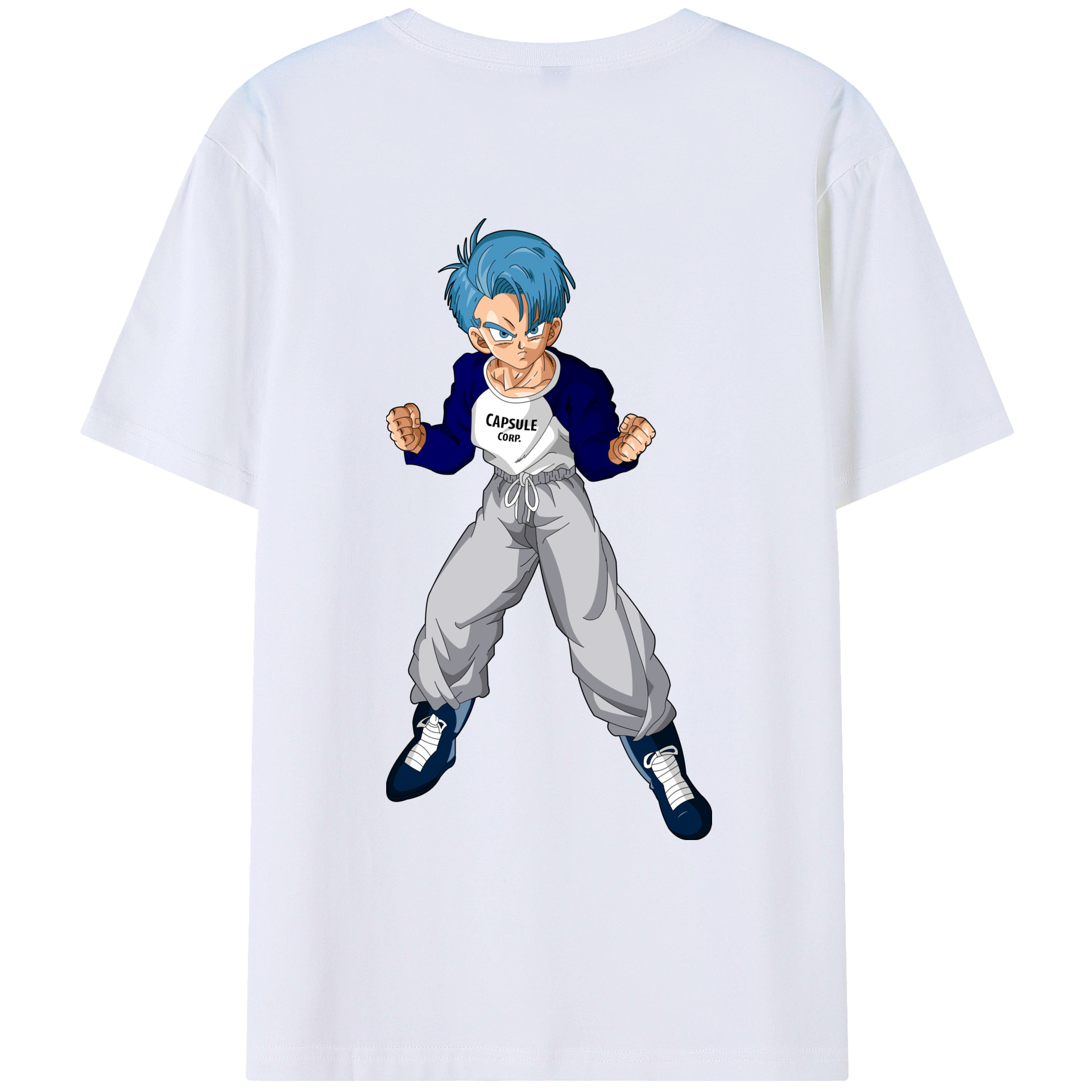 （画像用） ドラゴンボール DRAGON BALL 綿100％ メンズ半袖Tシャツ（バックプリント） 通気性