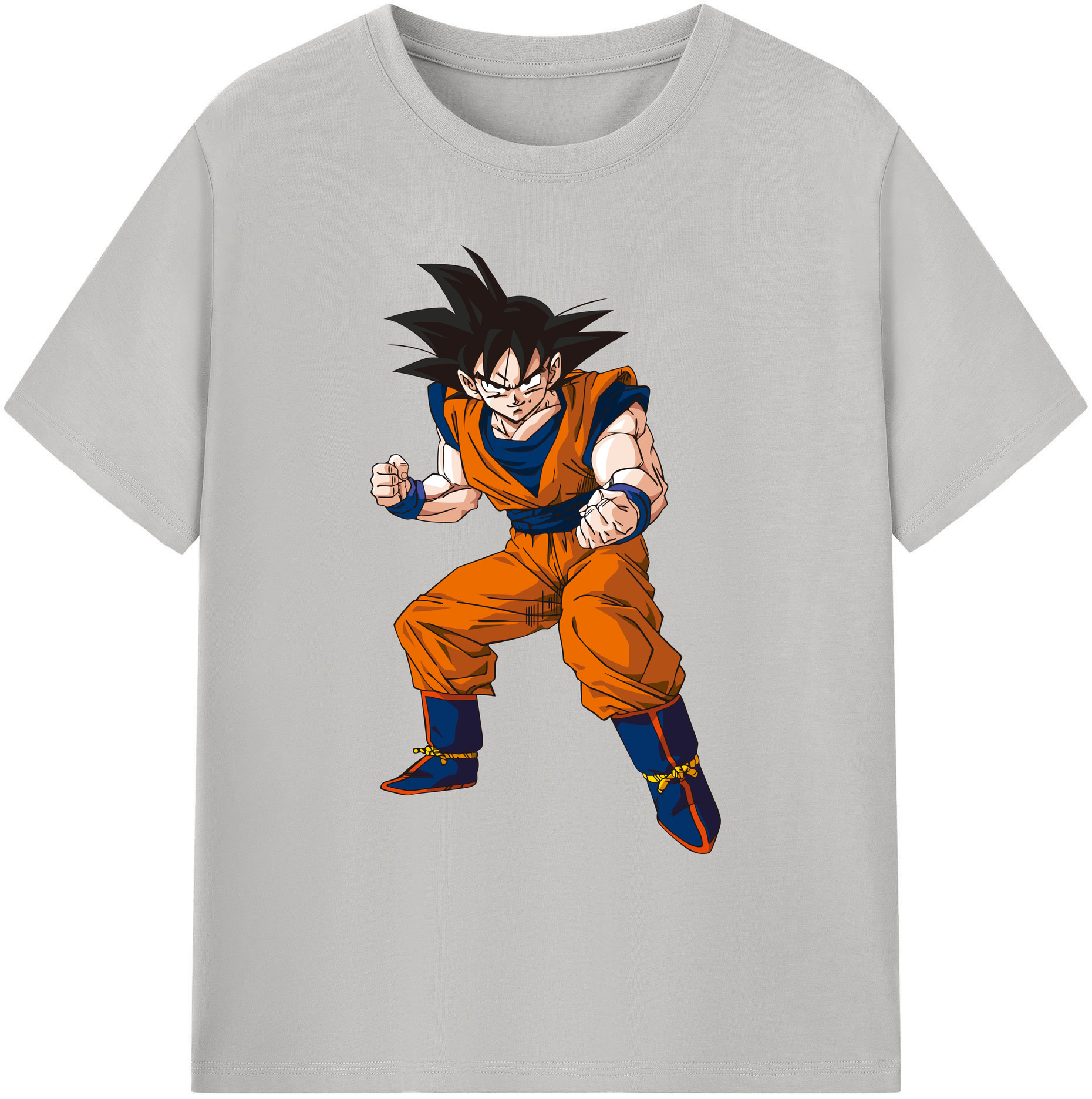 （画像用） ドラゴンボール 孫悟空（そん ごくう）Son Goku カカロット DRAGON BALL Kakarotto 綿100％ メンズ半袖Tシャツ｜肌触りやわらか＆通気性