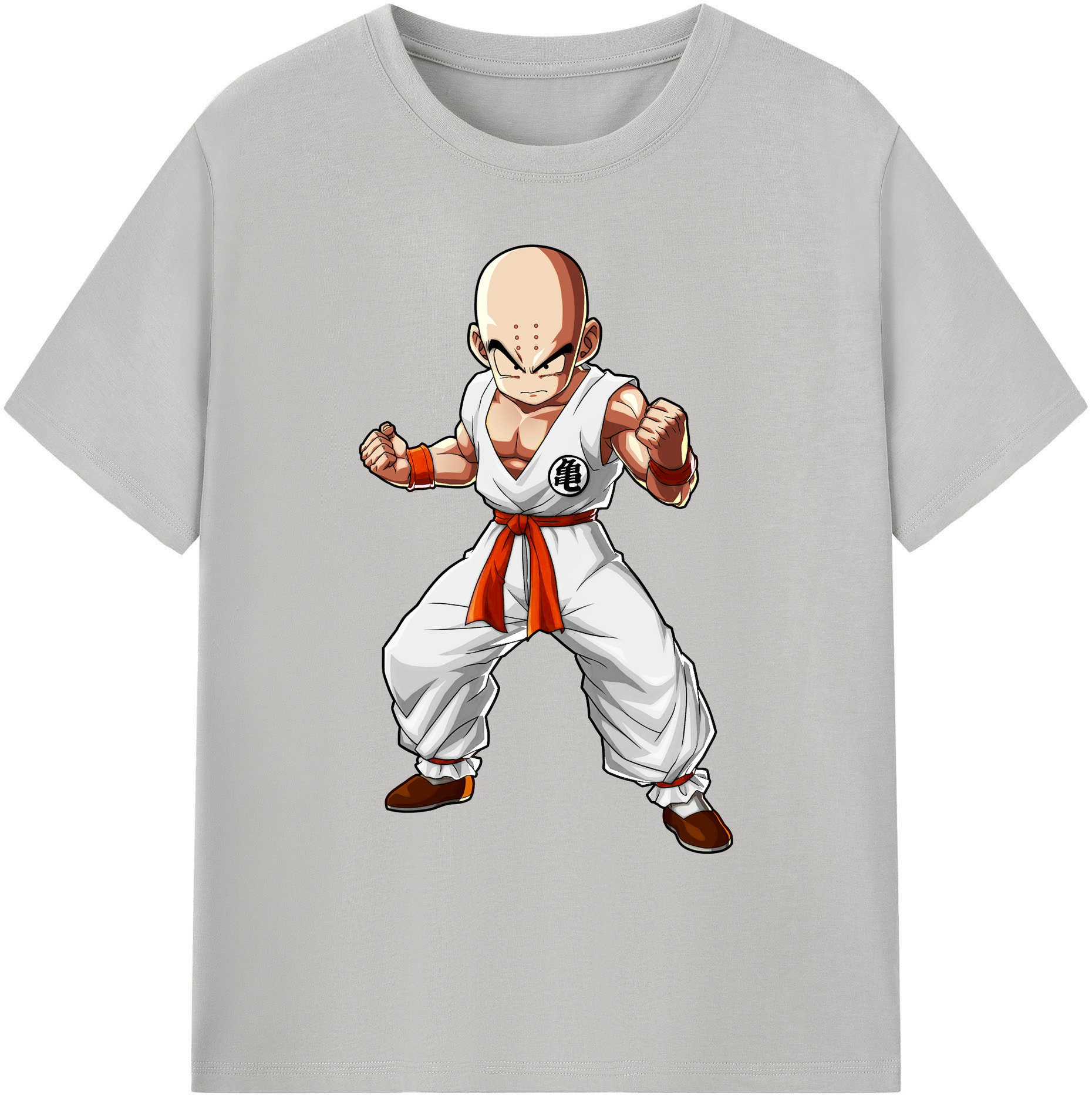 （画像用） ドラゴンボール クリリン DRAGON BALL krillin 綿100％ メンズ半袖Tシャツ｜肌触りやわらか＆通気性