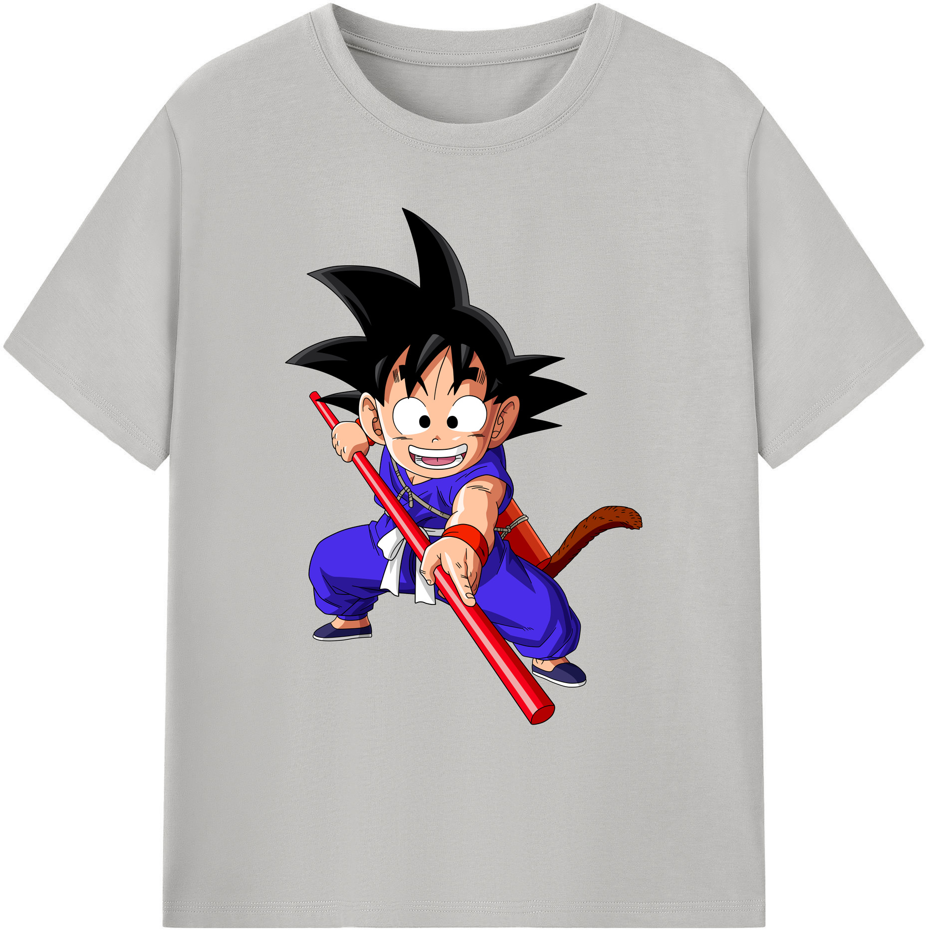（画像用） ドラゴンボール 孫悟空（そん ごくう）Son Goku カカロット DRAGON BALL Kakarotto 綿100％ メンズ半袖Tシャツ｜肌触りやわらか＆通気性