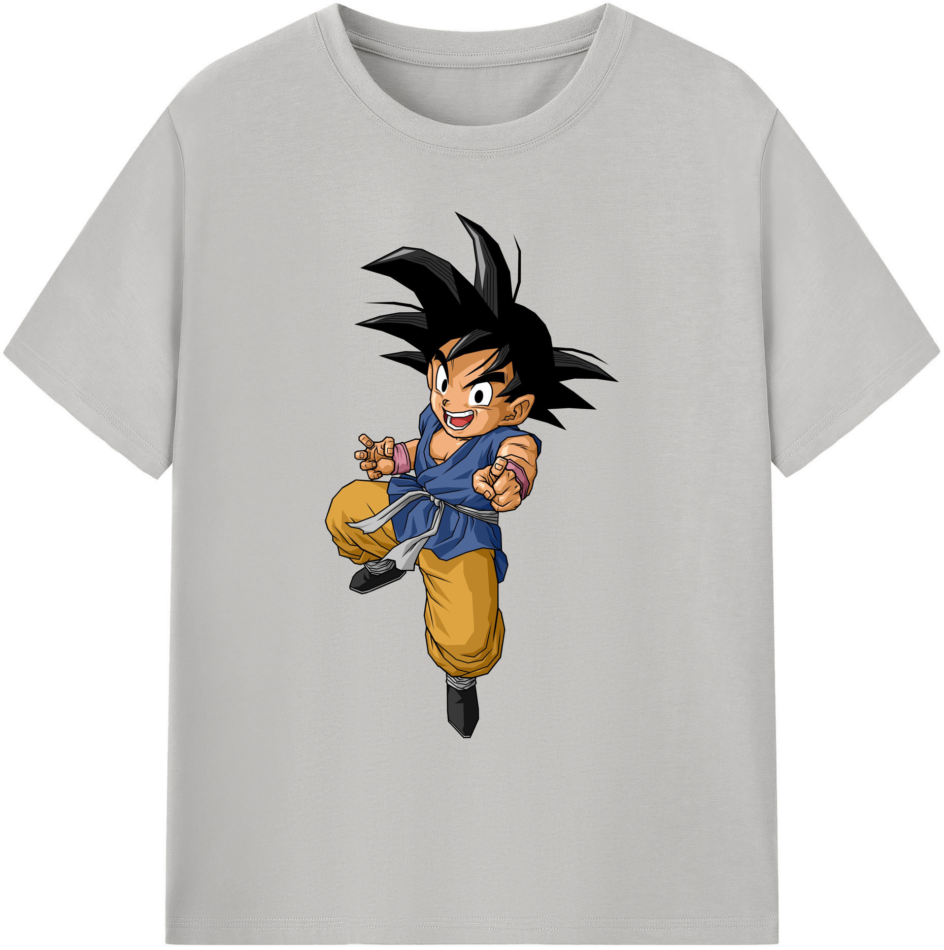 （画像用） ドラゴンボール 孫悟空（そん ごくう）Son Goku カカロット DRAGON BALL Kakarotto 綿100％ メンズ半袖Tシャツ｜肌触りやわらか＆通気性
