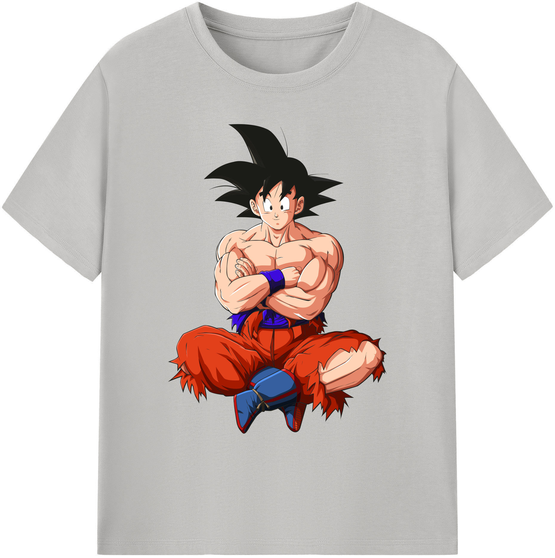 （画像用） ドラゴンボール 孫悟空（そん ごくう）Son Goku カカロット DRAGON BALL Kakarotto 綿100％ メンズ半袖Tシャツ｜肌触りやわらか＆通気性